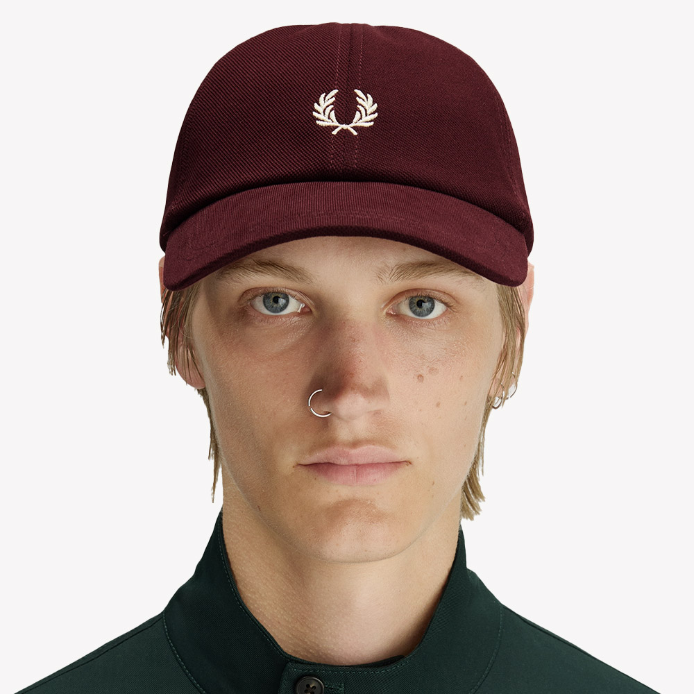 프레드페리 피케 클래식 캡 옥스블러드(Fred Perry Pique Classic Cap Oxblood) - 2
