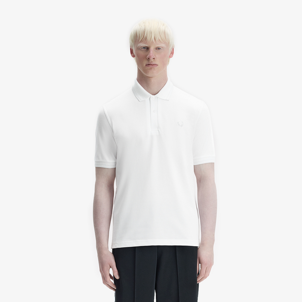 프레드페리 M12 트윈 팁 프레드페리 셔츠 화이트 화이트(Fred Perry Twin Tipped Fred Perry Shirt (M.I.E) White White) - 2