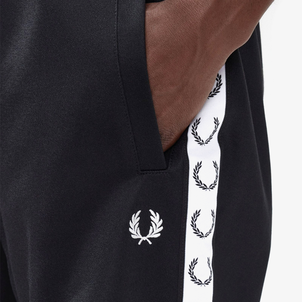 프레드페리 테잎 트리코트 쇼츠 블랙(Fred Perry Taped Tricot Short Black) - 4