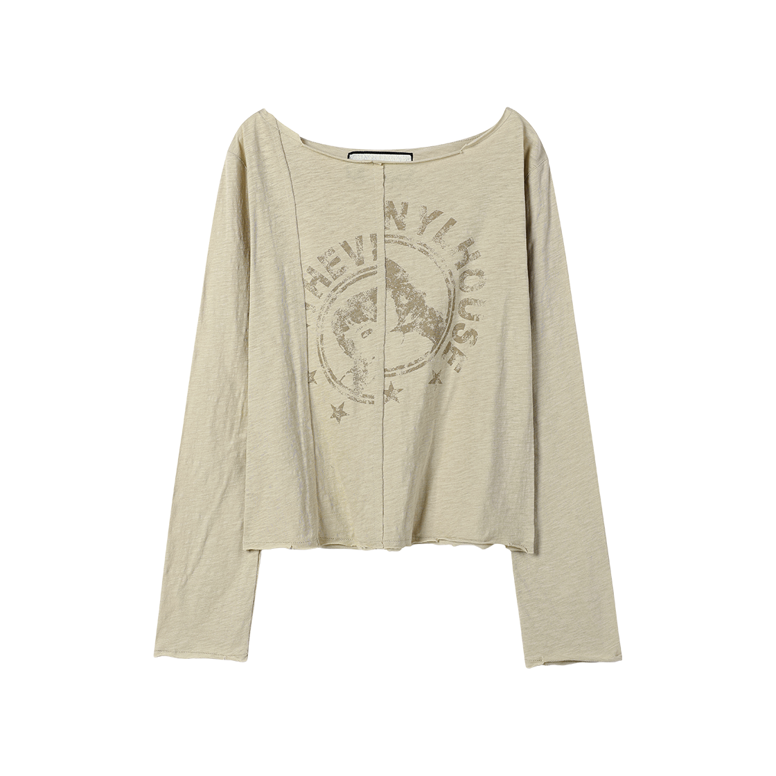 더바이닐하우스 뮤즈 시어 롱슬리브 티 (W) 크림