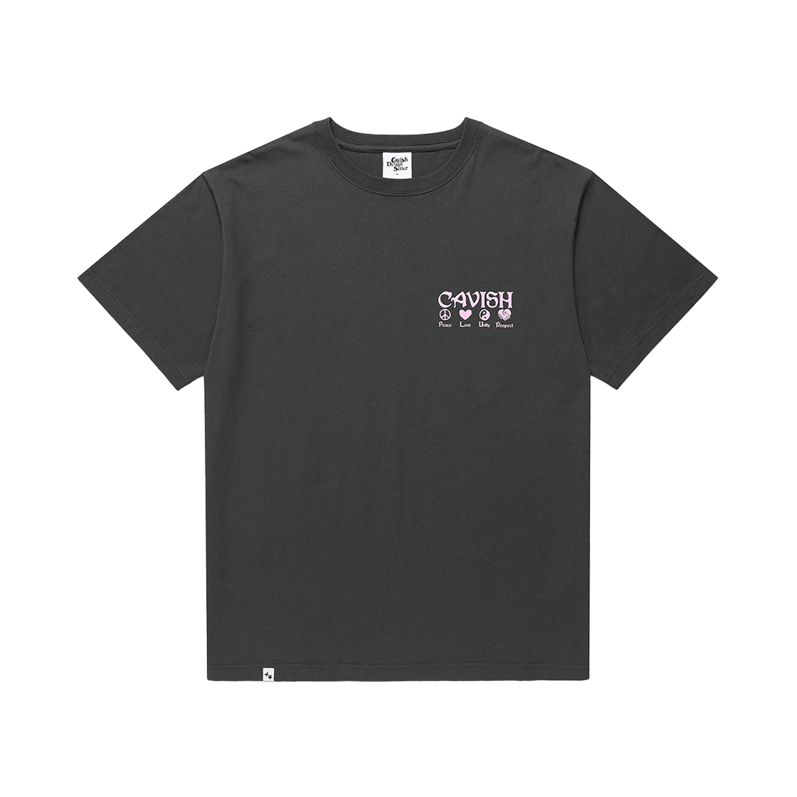 카비시 플러 로고 숏슬리브 티셔츠 차콜(CAVISH Plur SS Tee Charcoal) - 2