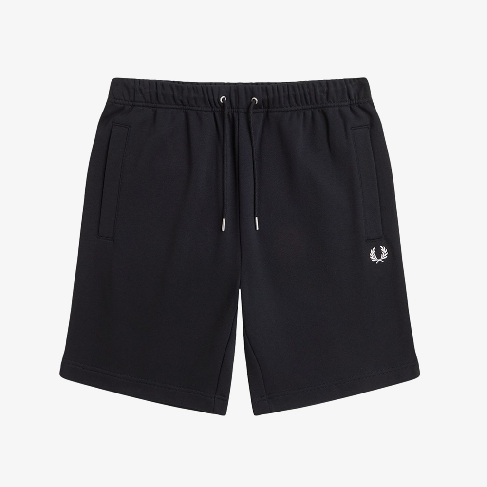 프레드페리 클래식 스웻 쇼츠 블랙(Fred Perry Classic Sweat Short Black) - 5
