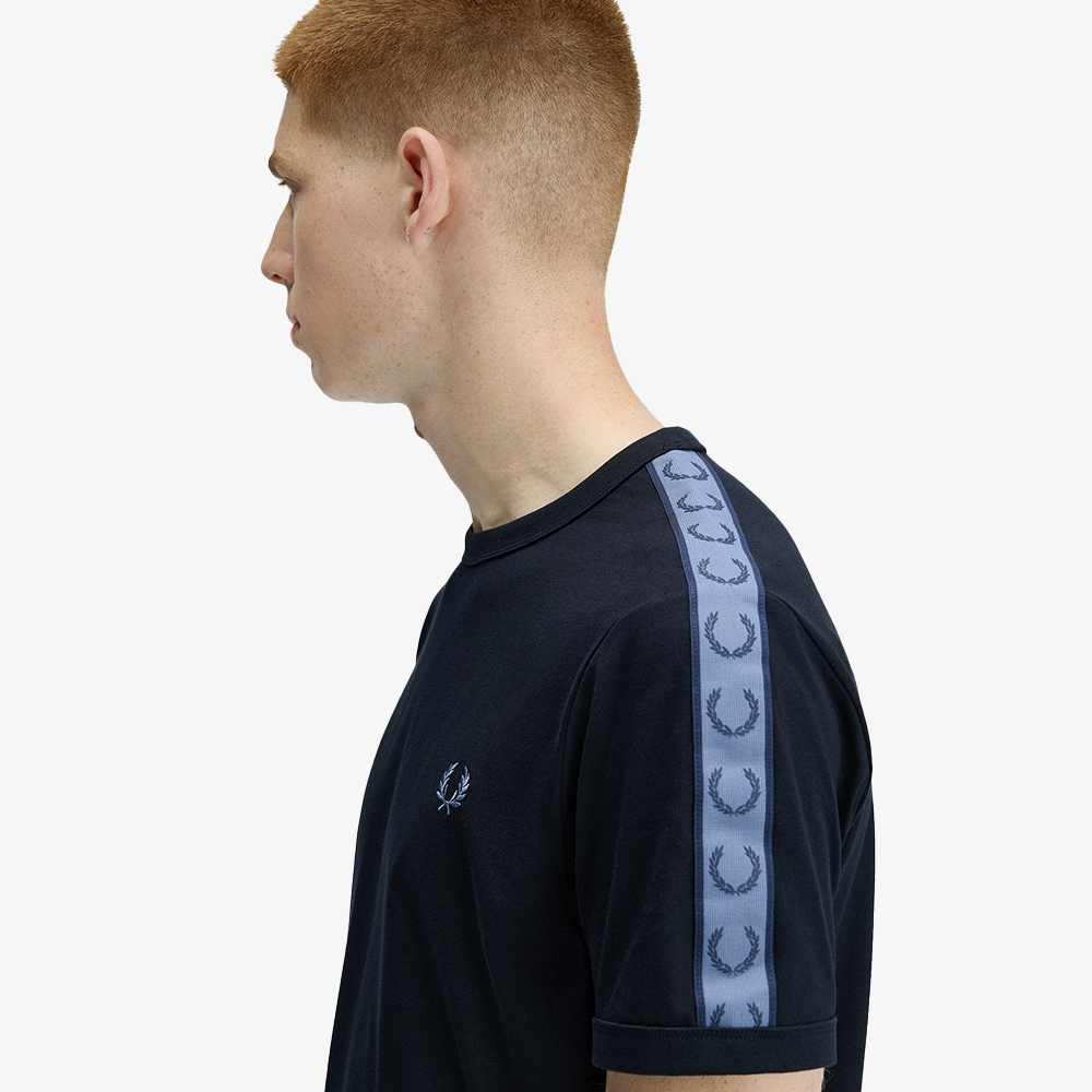 프레드페리 컨트라스트 테잎 링어 티셔츠 네이비 에이스블루(Fred Perry Contrast Tape Ringer T-Shirt Navy ACE Blue) - 4