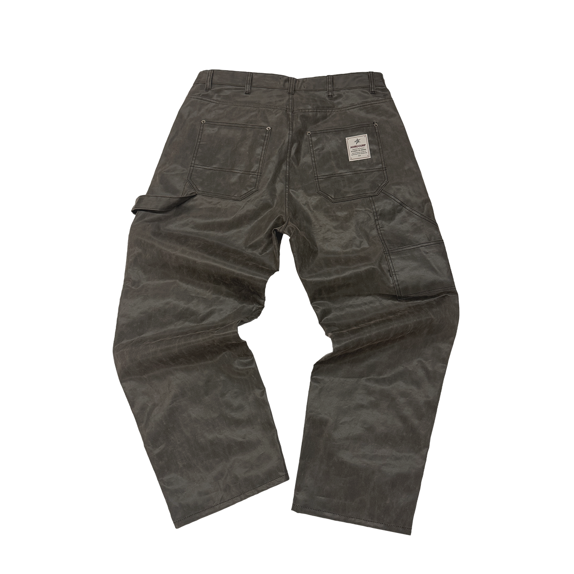 아오이로 쇼고 더블니 팬츠 매트 브라운(Aoiro Shogo(初号) Double Knee Pants Matte Brown) - 2