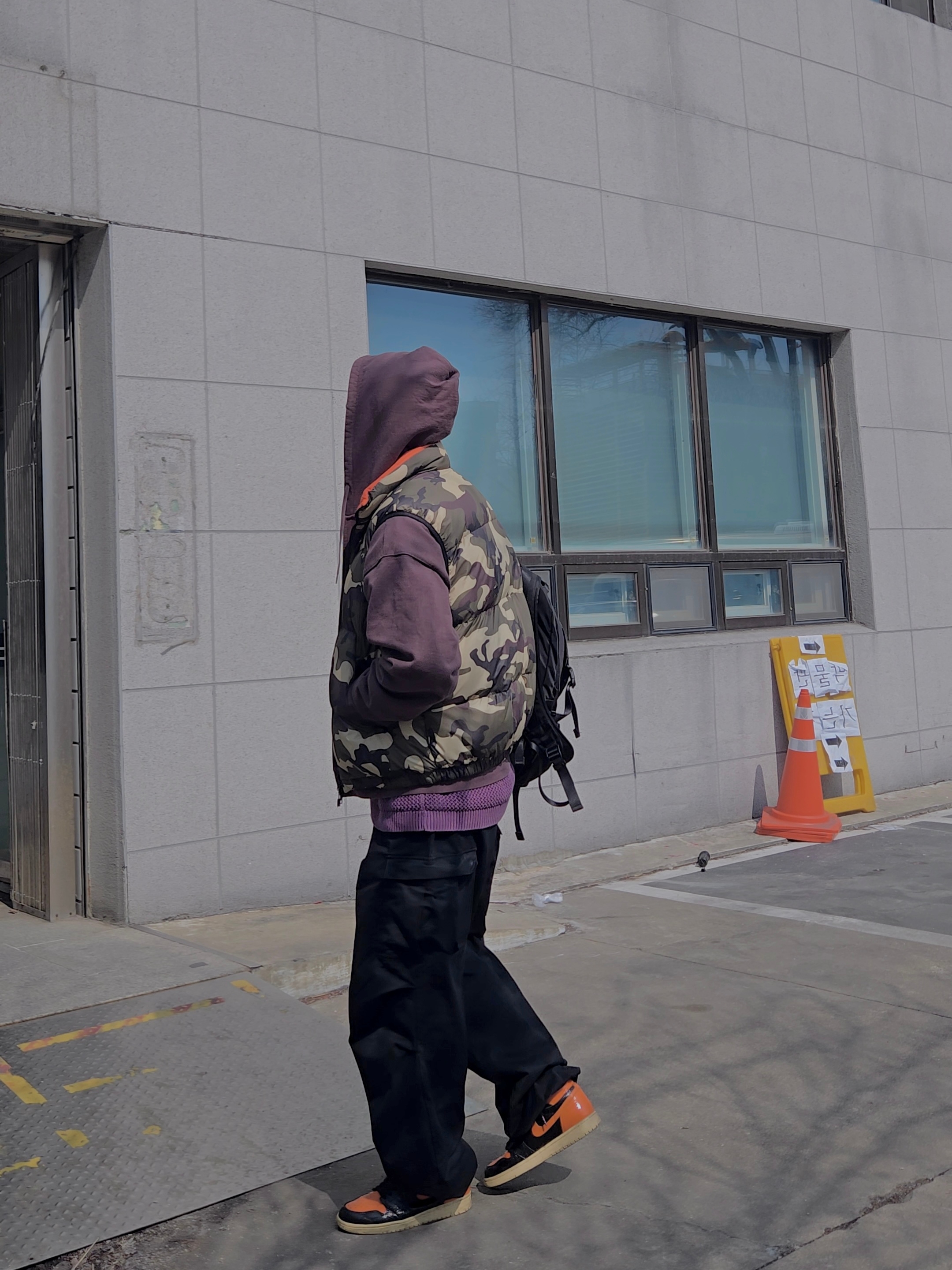 Jordan 1 Retro High Shattered Backboard 3.0, Supreme Open Knit Small Box Sweater Dusty Purple - 22SS 착용 스타일 - 5