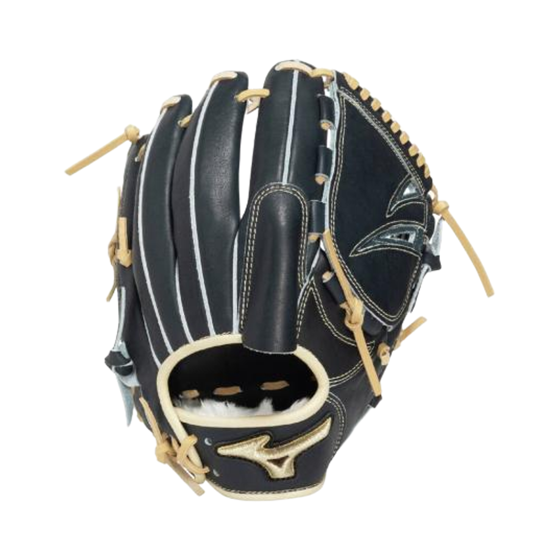 (키즈) 미즈노 글로벌 엘리트 프로페셔널 셀렉션 소프트볼 스가노 타입 글러브 D 블루 블론드((Kids) Mizuno Global Elite Professional Selection Softball Sugano Type Glove D Blue Blonde) - 1