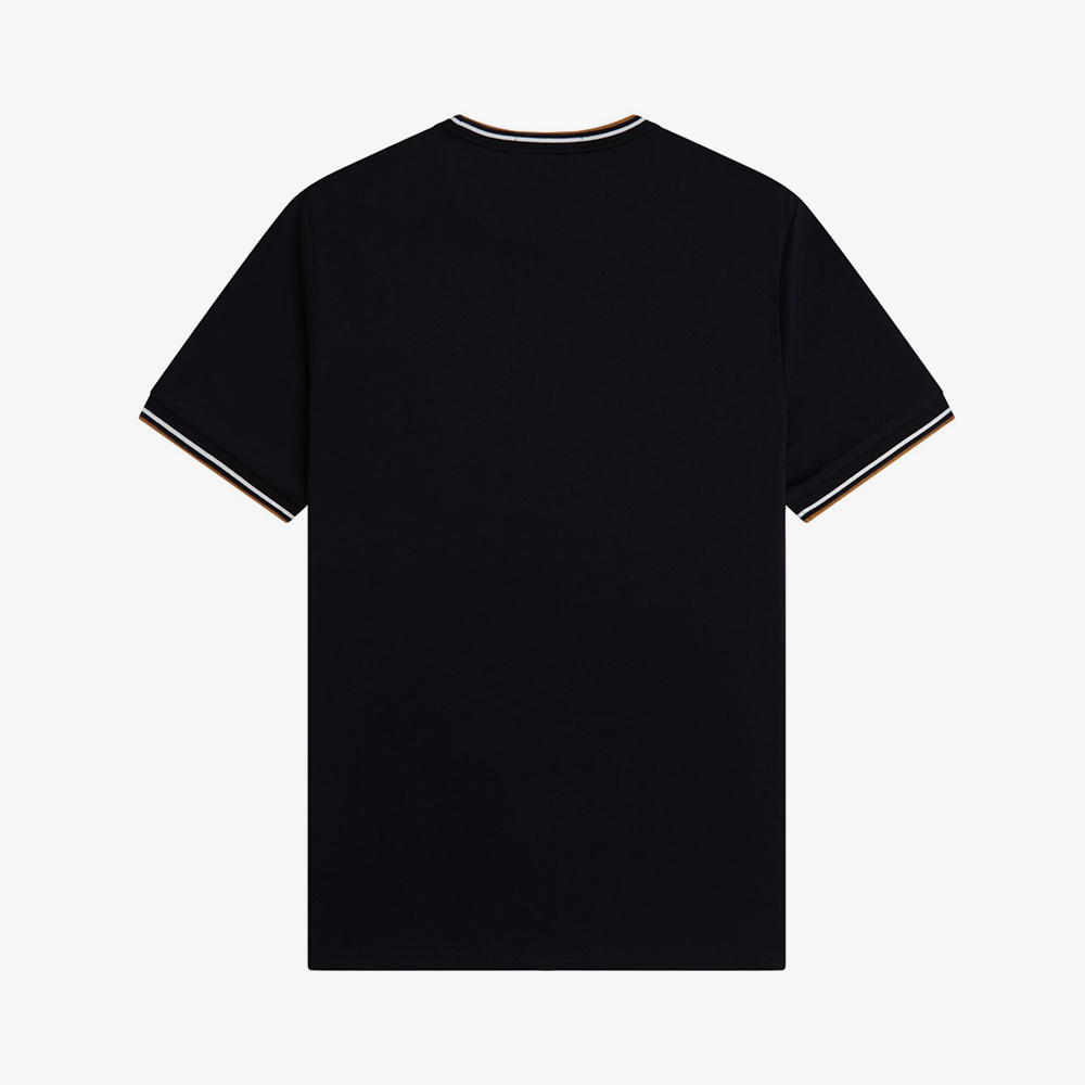 프레드페리 트윈 팁 티셔츠 블랙 에크루 다크카라멜(Fred Perry Twin Tipped T-Shirt Black Ecru Dark Caramel) - 6