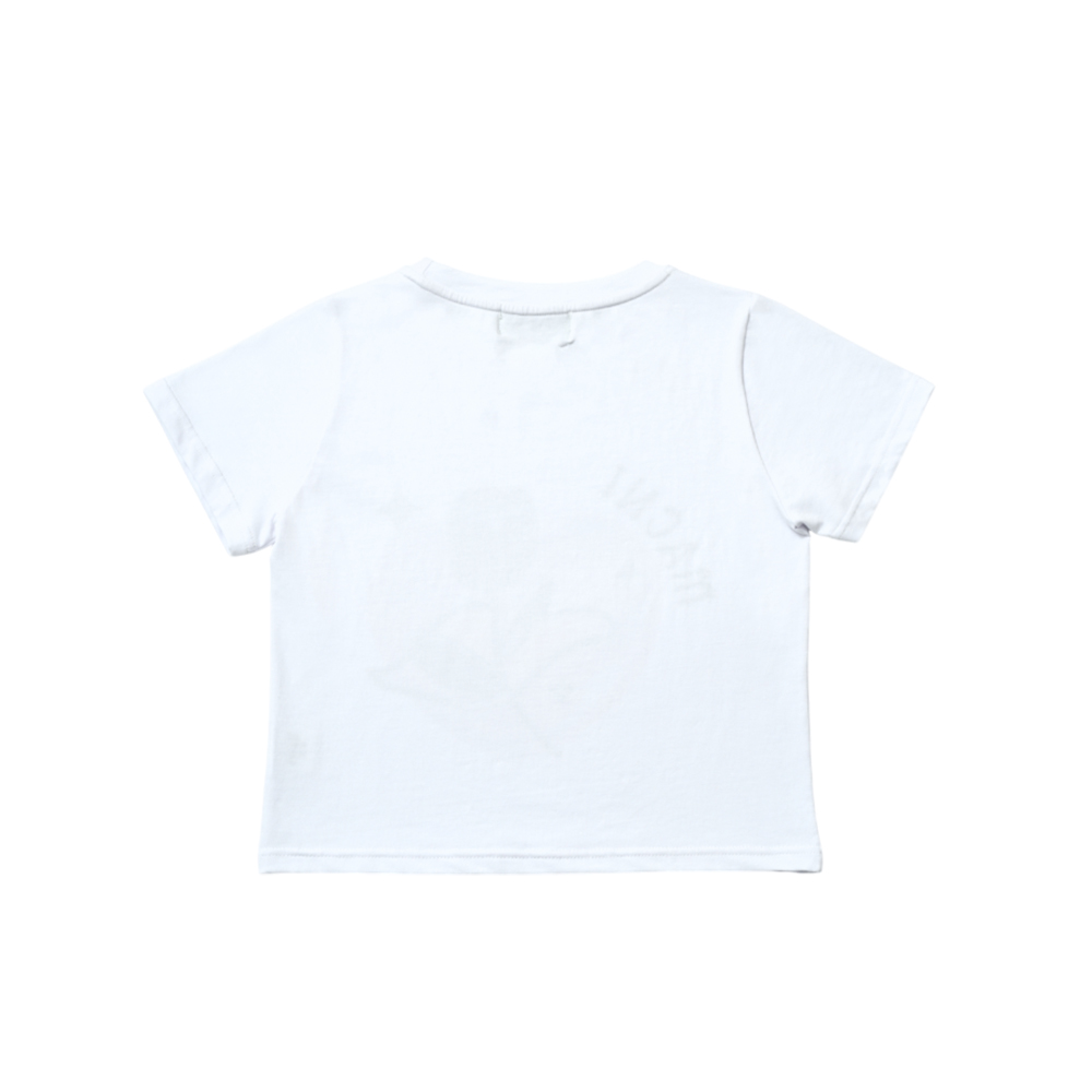 마크니 로즈 하트 크롭 티셔츠 화이트(MACNI Rose Heart Crop T-Shirt White) - 4