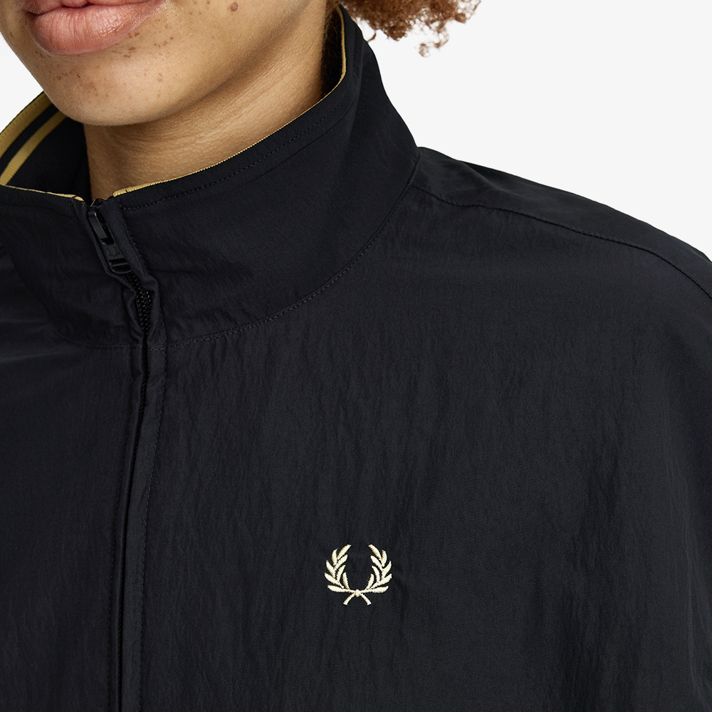 프레드페리 우먼즈 집 스루 재킷 블랙 샴페인(Fred Perry Zip-Through Jacket Black Champagne) - 4