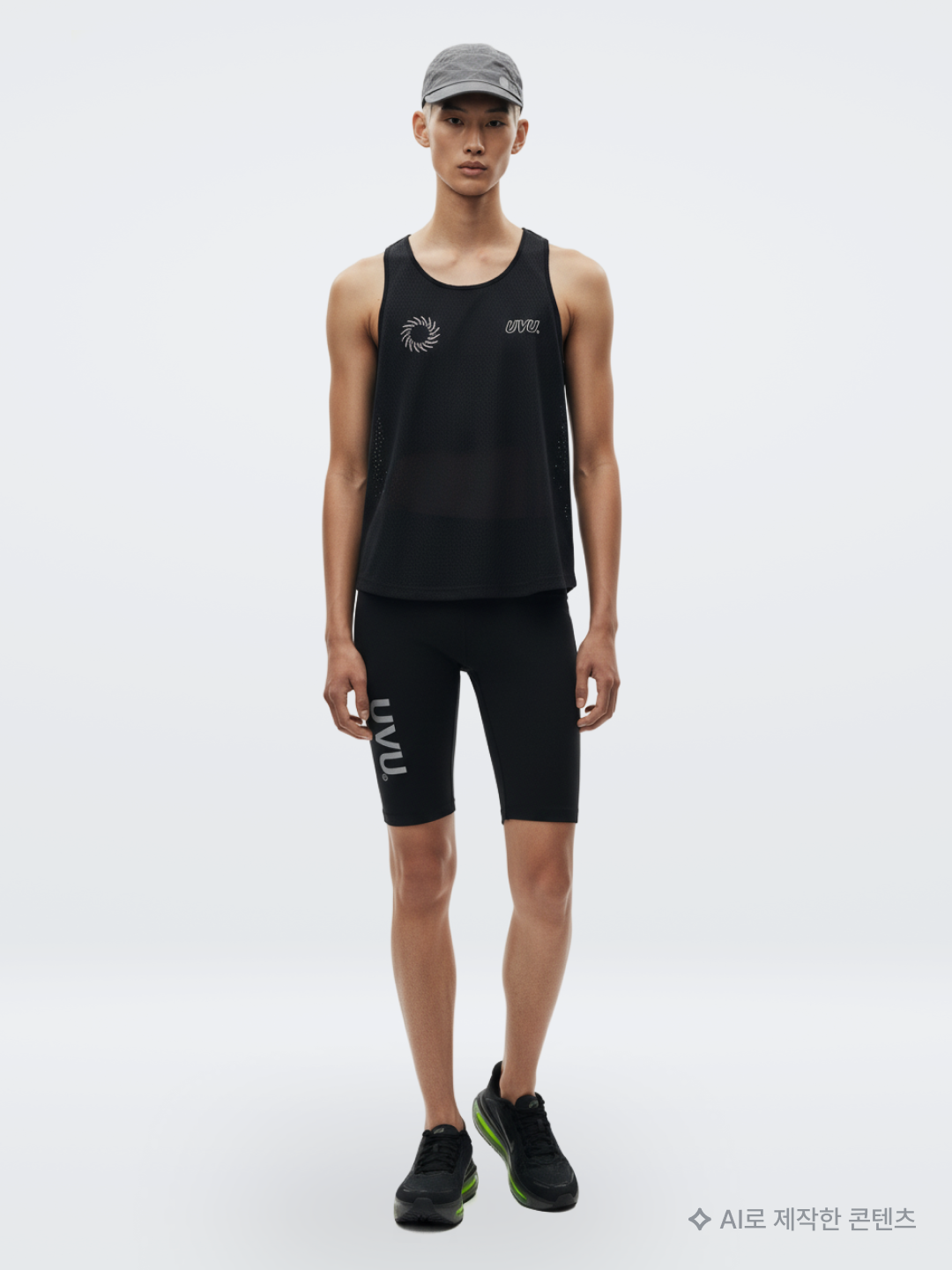 Satisfy Justice Cordura 5L Hydration Vest Black, UVU Dolomiti L/S Running Top White 착용 스타일 - 3