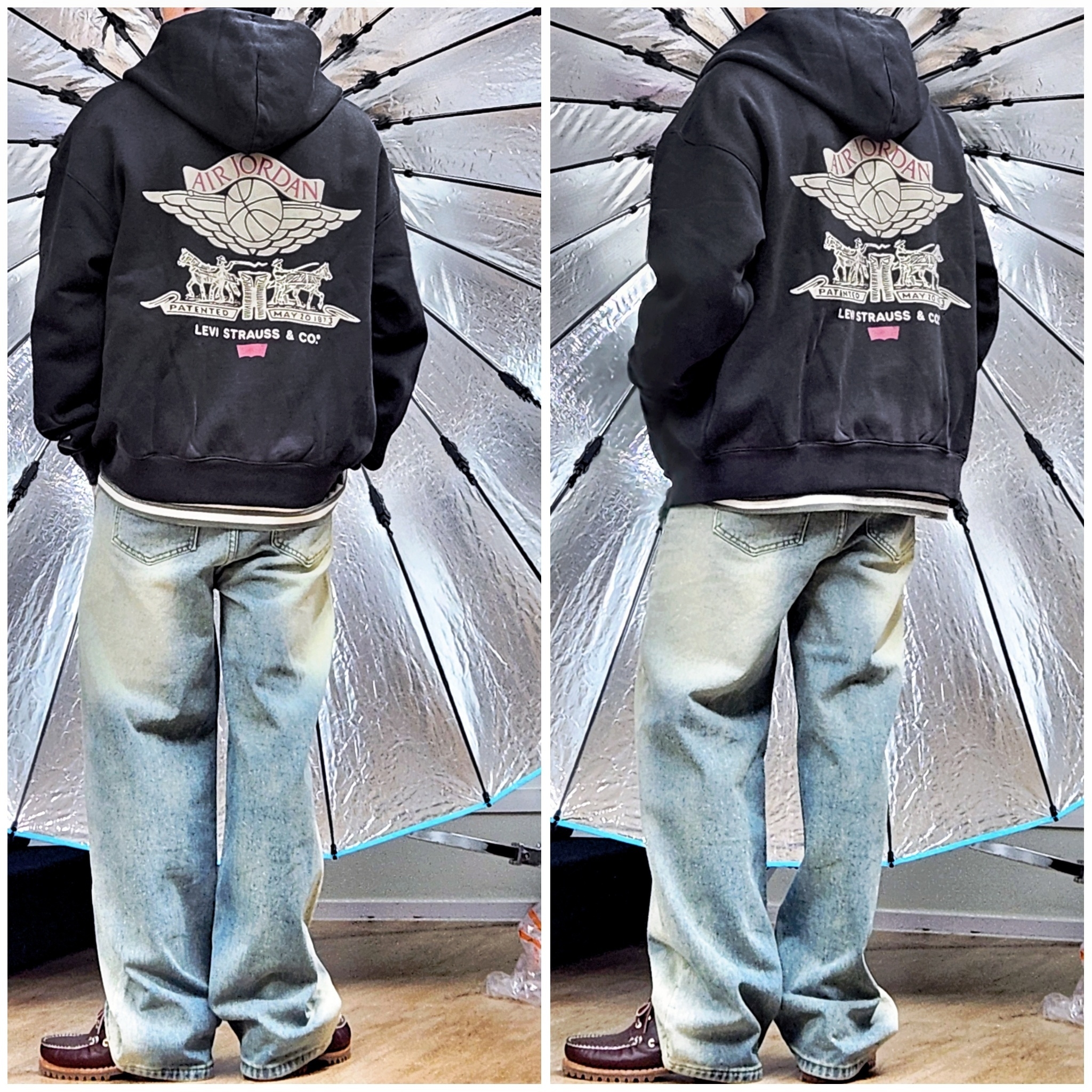 Stussy x Wales Bonner Ocean Song T-Shirt Brown, Timberland Classic 3-Eye Boat Shoes Brown - Wide 착용 스타일 - 4