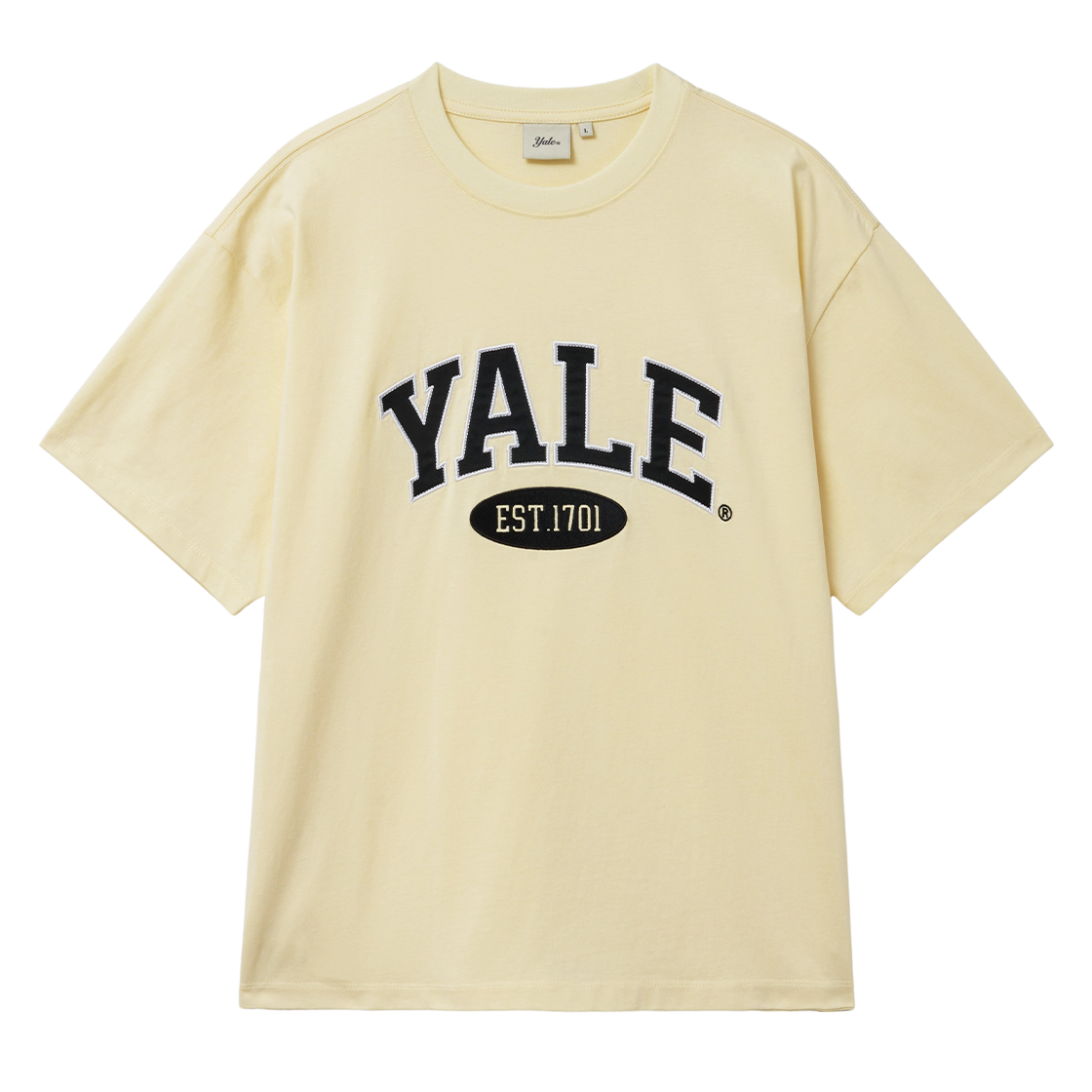 예일 투톤아치 반팔티셔츠_옐로우(Yale Two-Tone Arch Short Sleeve T-Shirt_Yellow)