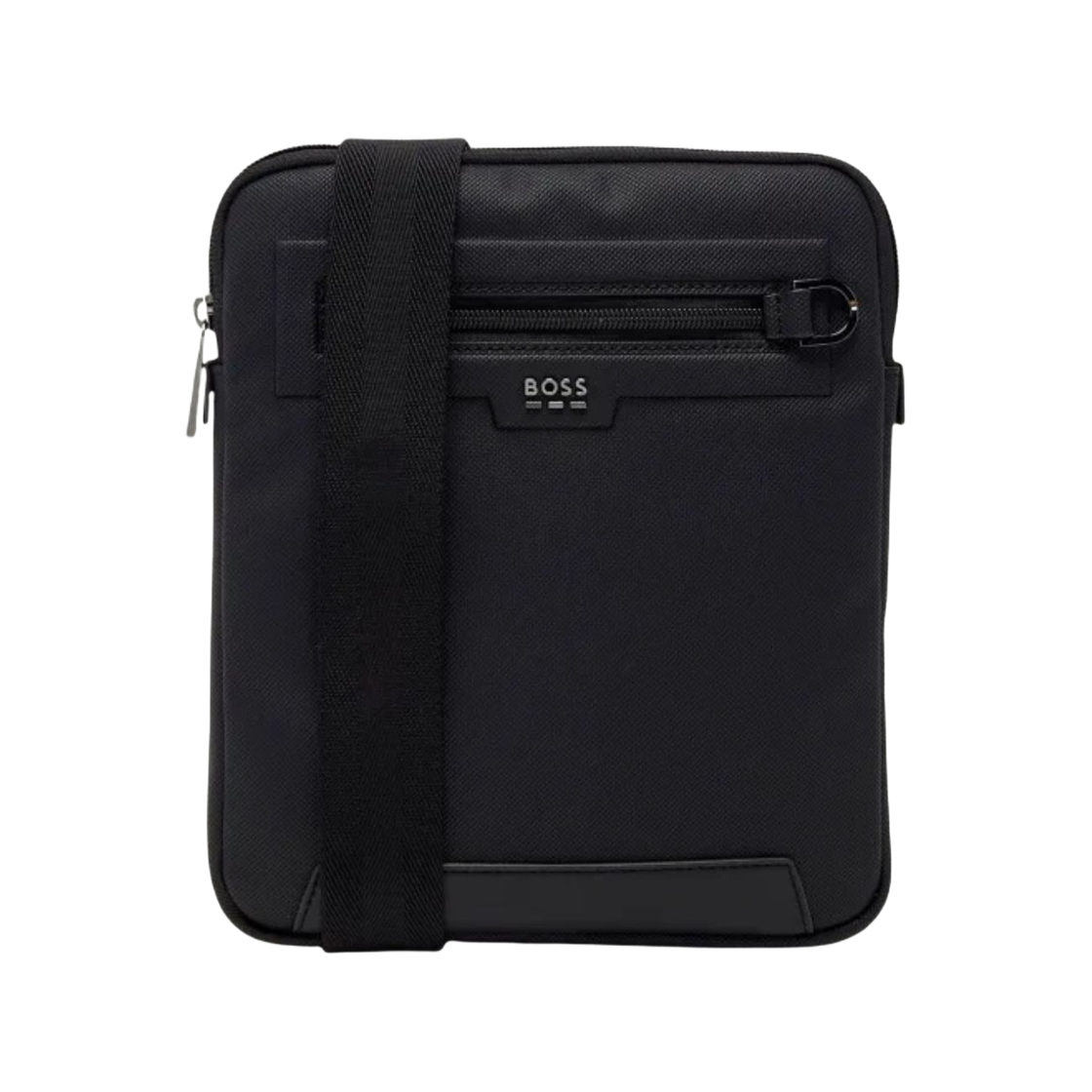 휴고 보스 로고 하드웨어 리포터백 블랙(Hugo Boss Reporter Bag with Logo Hardwear Black) - 1