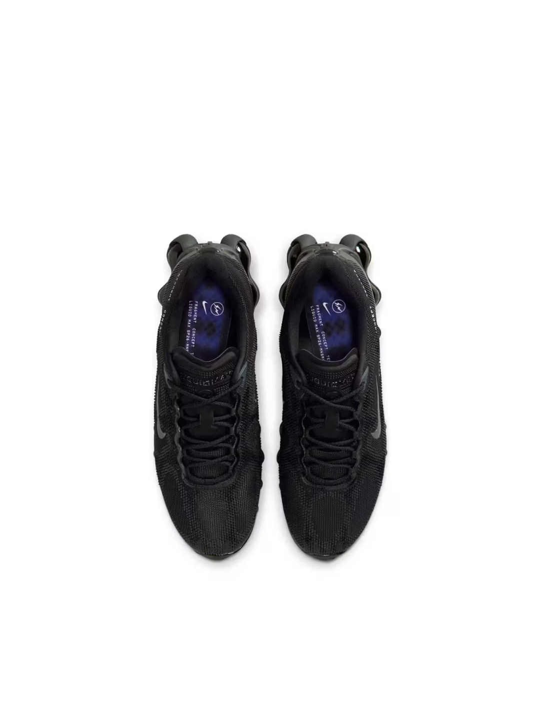 Nike x Fragment Air Liquid Max Black Anthracite 착용 스타일 - 3
