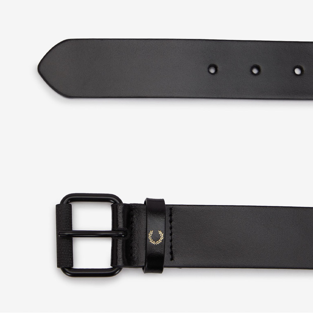 프레드페리 클래식 레더 벨트 블랙(Fred Perry Classic Leather Belt Black) - 5