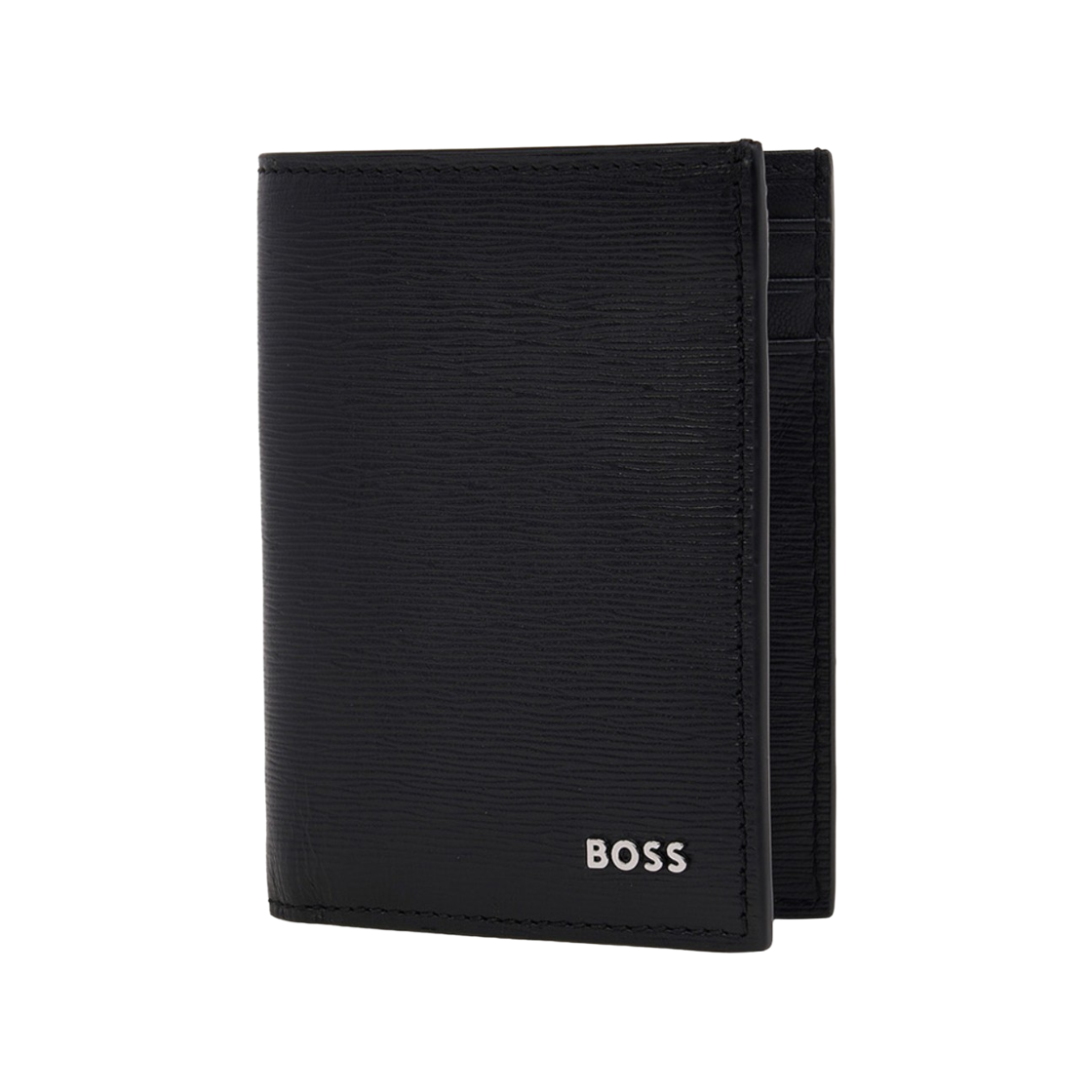 휴고 보스 사피아노 레더 반지갑 블랙(Hugo Boss Saffiano Leather Bi-fold Wallet Black)