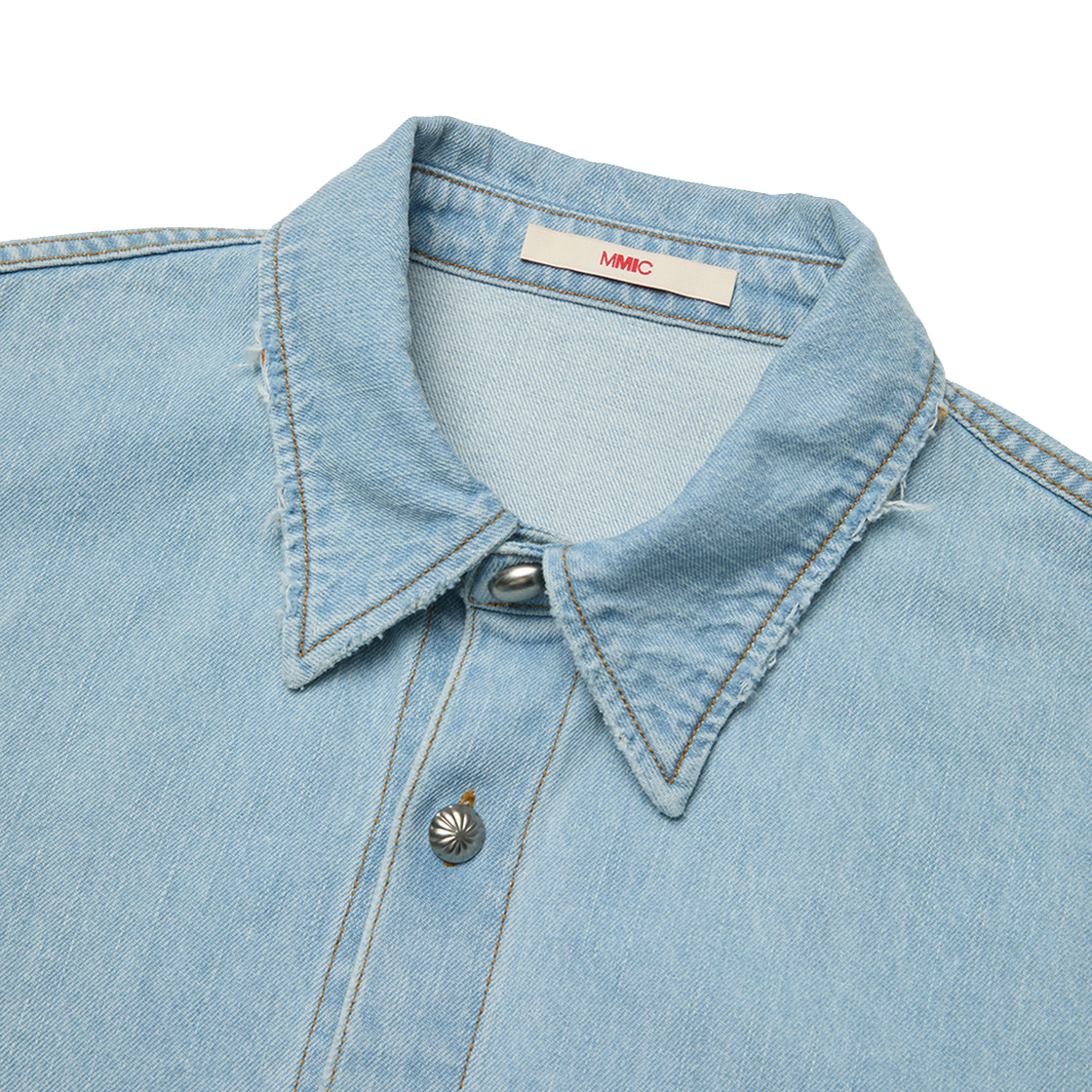 엠엠아이씨 브로큰 셔츠 라이트 블루(MMIC Broken Shirt Light Blue) - 2