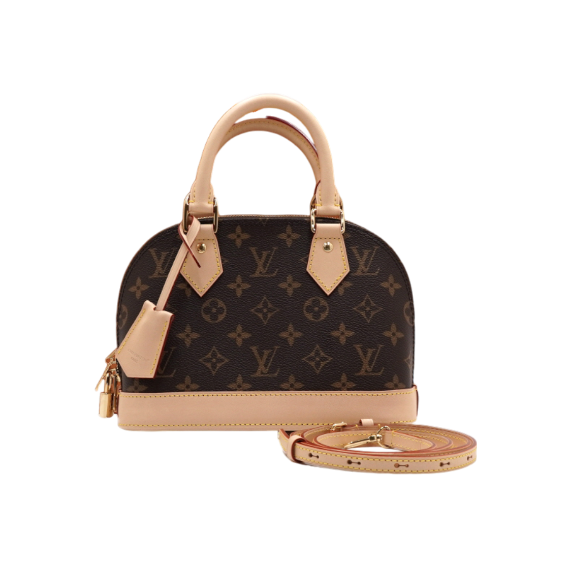 IT7HJCV6TNVH Louis Vuitton Monogram Canvas Alma BB Tote and Crossbody Bag