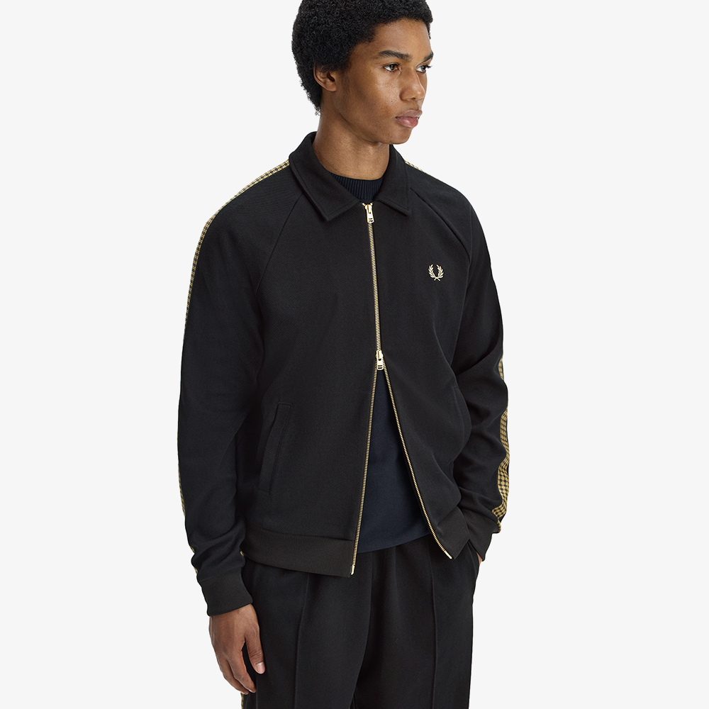 프레드페리 크로스 테잎 트랙 재킷 블랙(Fred Perry Cross Tape Track Jacket Black) - 3