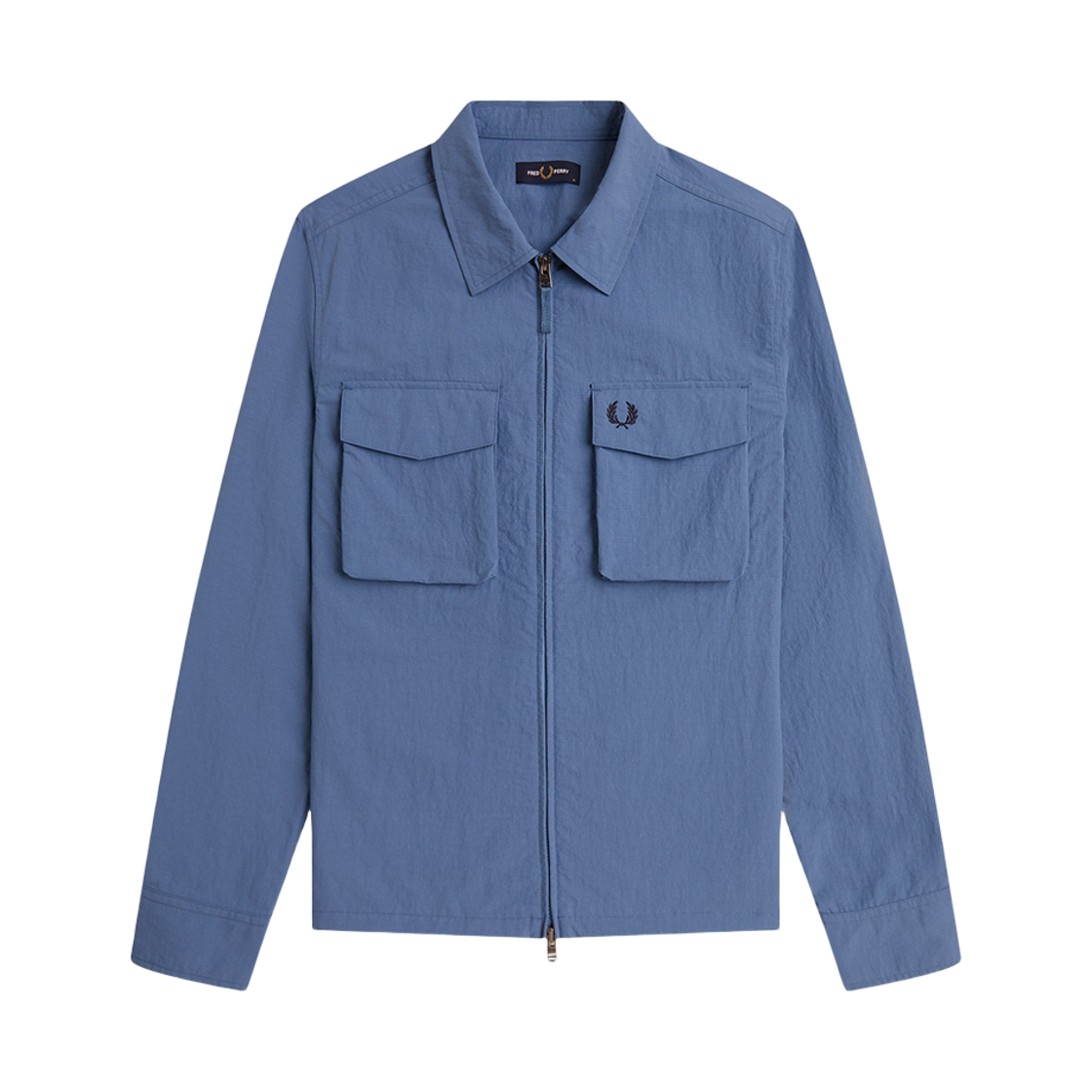 프레드페리 립스탑 포켓 오버셔츠 에이스 블루(Fred Perry Ripstop Pocket Overshirt ACE Blue) - 1