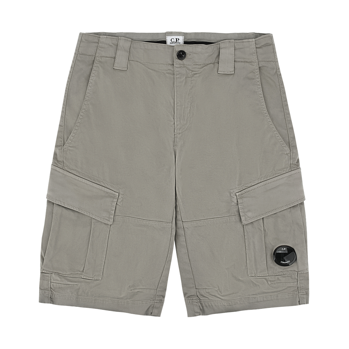 18CMBE116A005694G327 C.P. Company Stretch Sateen Cargo Shorts Vintage Khaki Beige - 25SS
