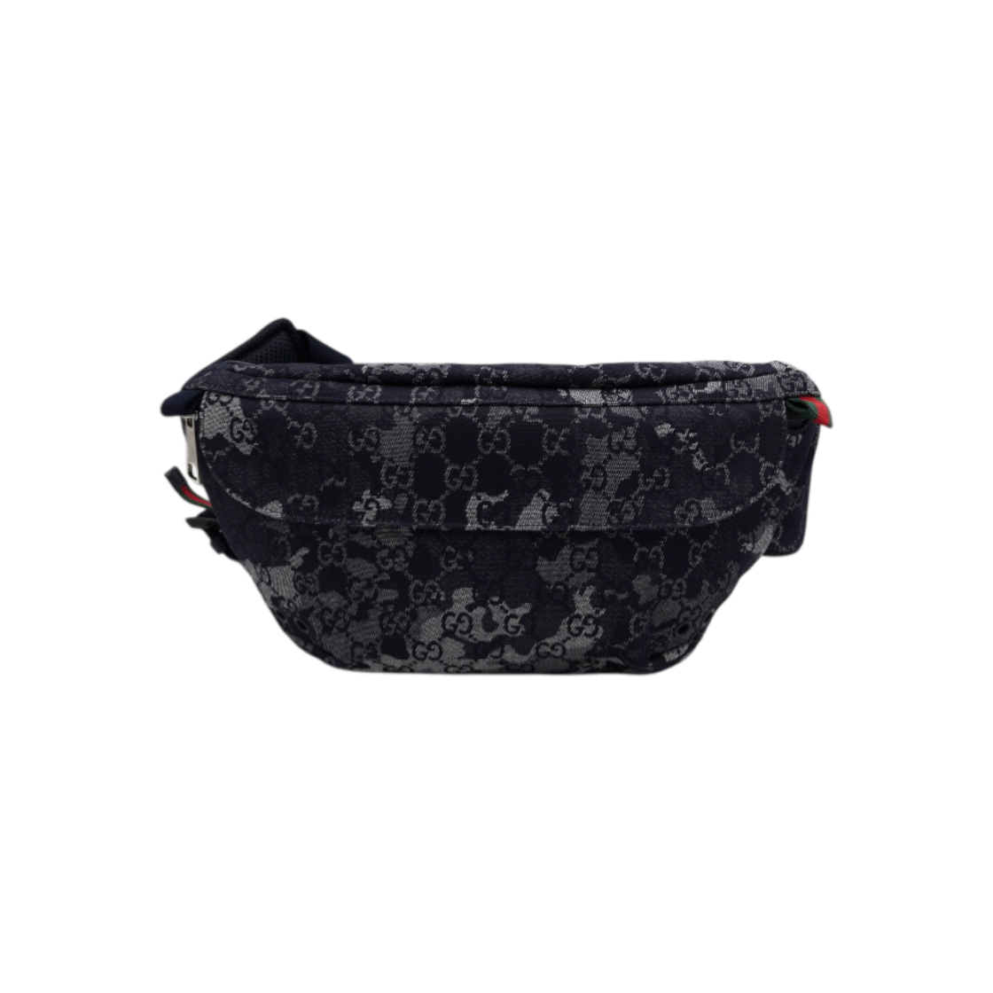 IT7IUOR926G3 Gucci 851706 Dark Blue GG Denim Men's Belt Bag Crossbody