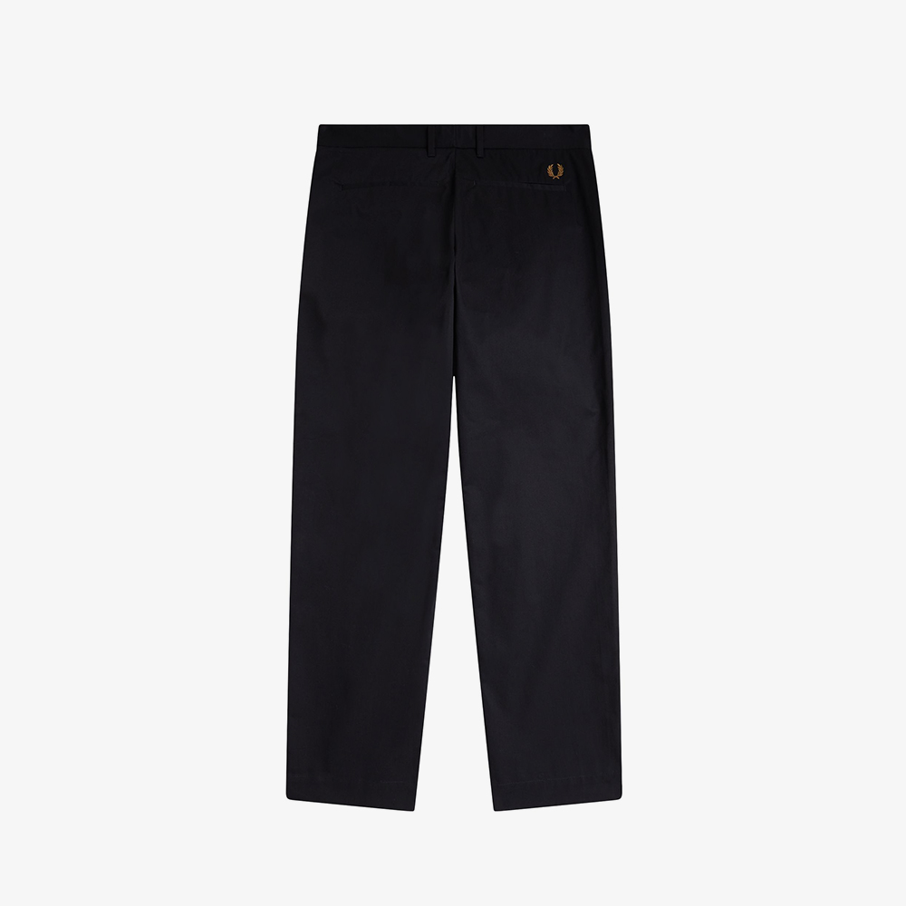 프레드페리 슬림핏 트윌 트라우저 블랙(Fred Perry Slim Fit Twill Trousers Black) - 6