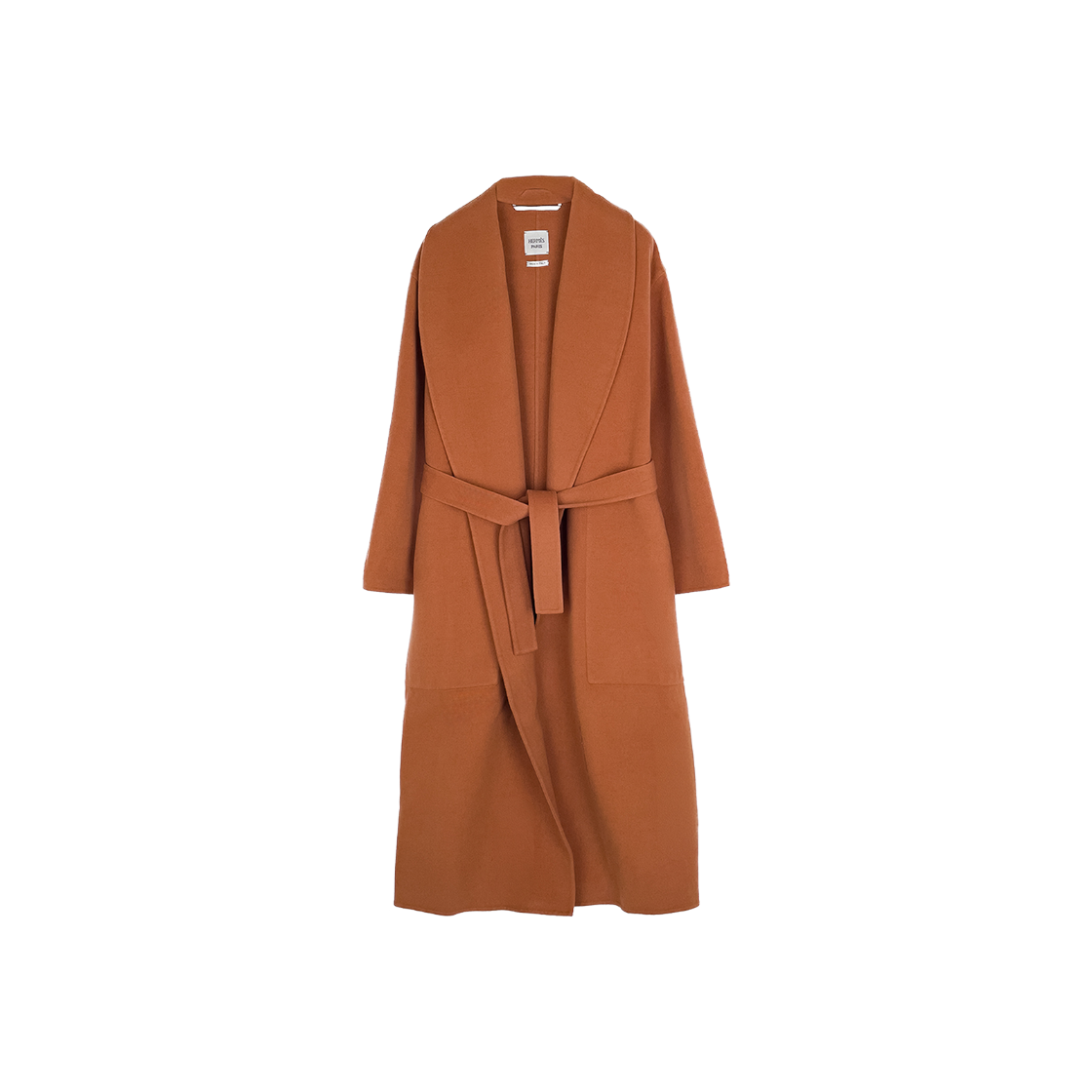 에르메스 멘투 인스퍼레이션 페뉴아르 로브 코트 36 브릭(6HA0242)(Hermes Manteau Inspiration Peignoir Coat 36 Brick)