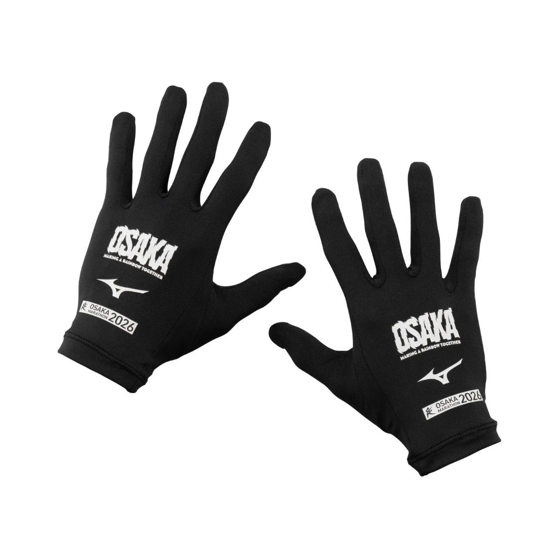 J2MYDY5509 Mizuno Osaka Marathon 2026 Glove Black