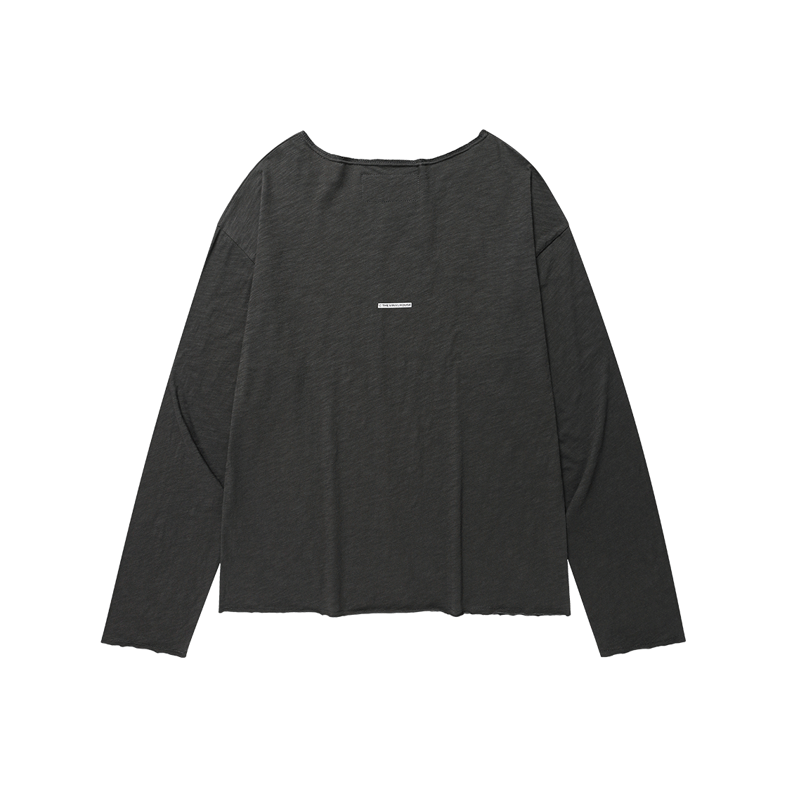 더바이닐하우스 바이닐 아크 로고 슬럽 롱슬리브 티 차콜(Thevinylhouse Vinyl Arc Logo Slub Ls Tee Charcoal) - 2