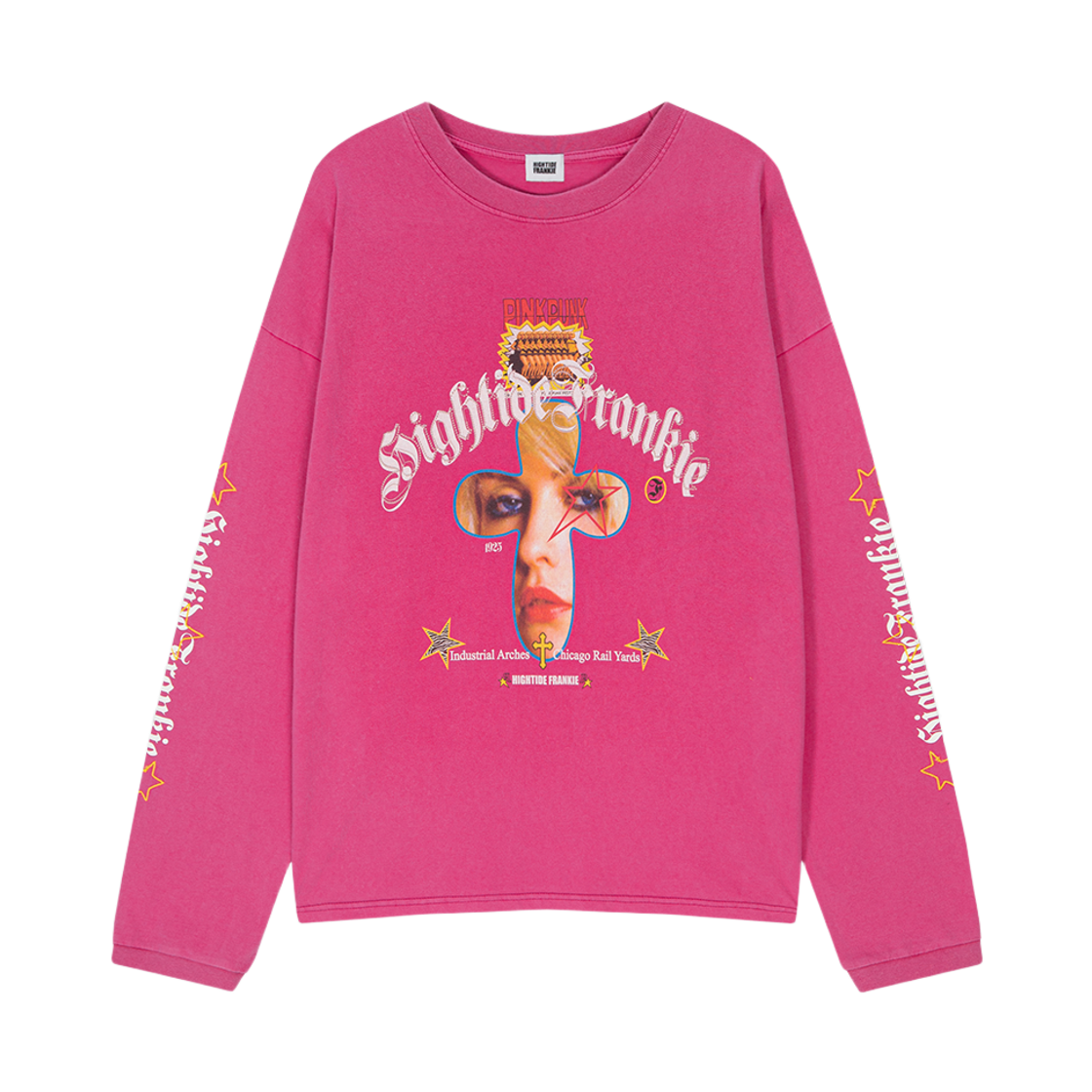 HF26ALT018PK HIGHTIDE FRANKIE Little Off Long Sleeve Tee Pink