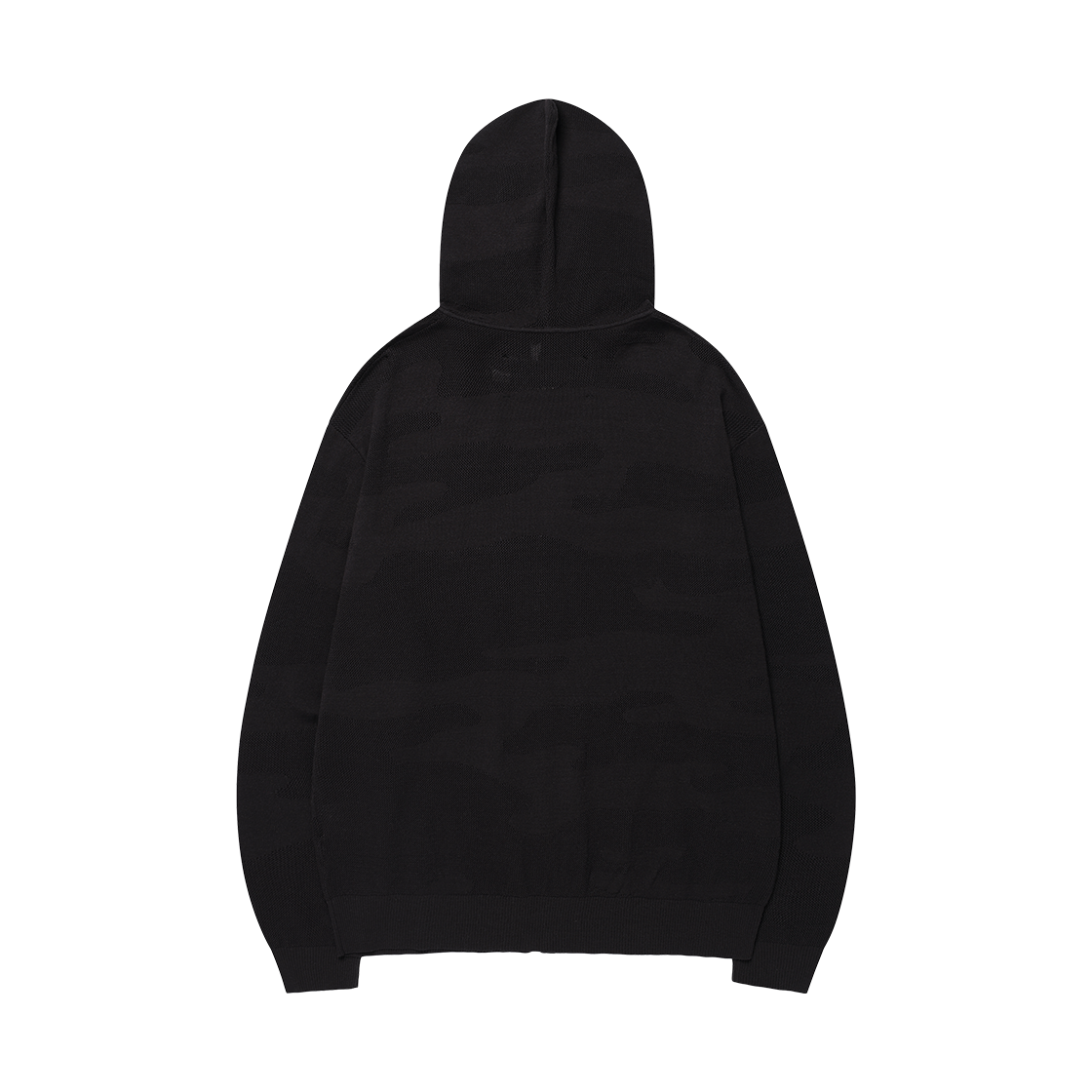 더바이닐하우스 고스트 카모 니트 후디 집업 블랙(Thevinylhouse Ghost Camo Knit Hoodie Zip-Up Black) - 2
