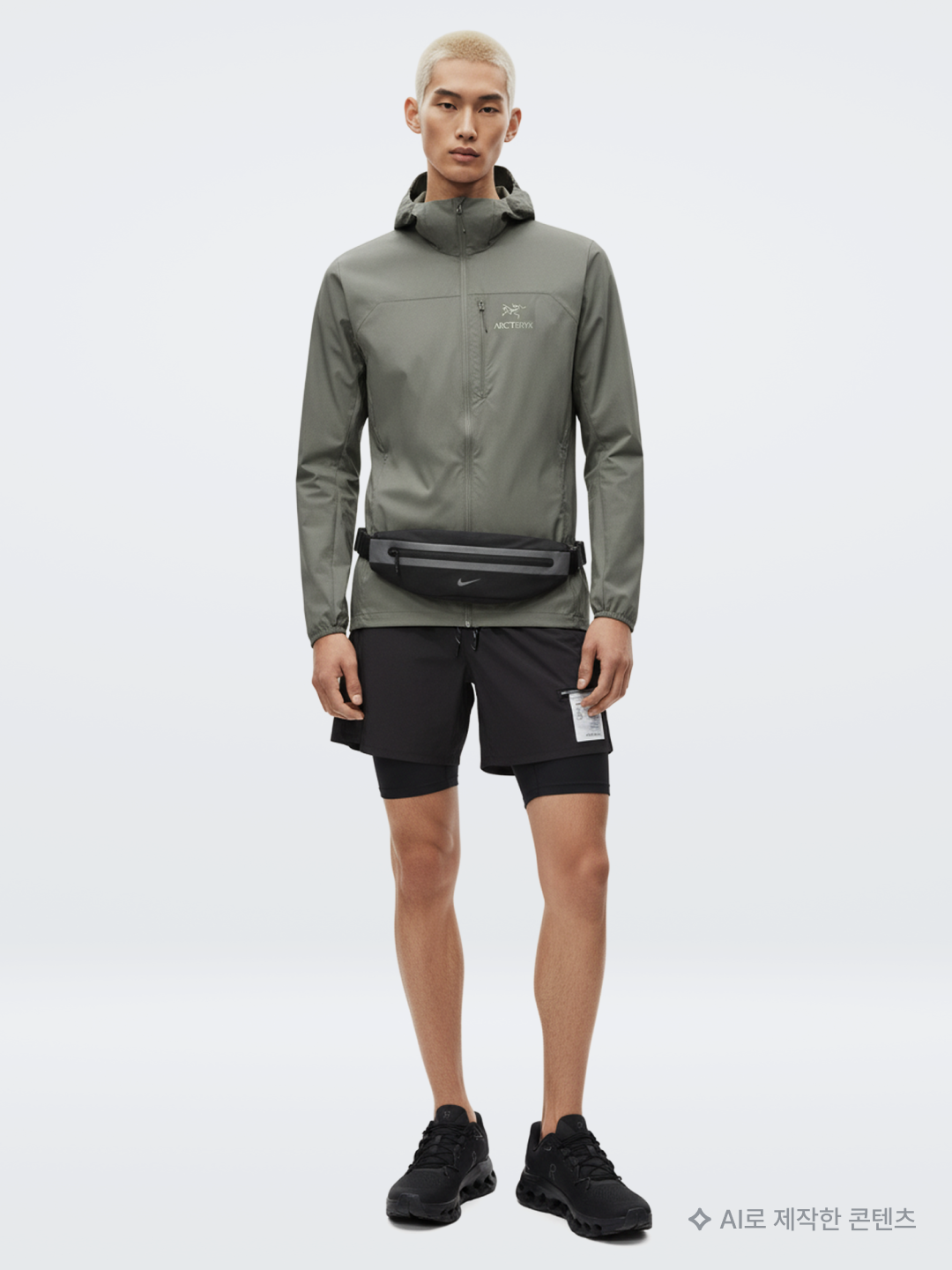 Satisfy Justice Cordura 5L Hydration Vest Black, UVU Dolomiti L/S Running Top White 착용 스타일 - 5