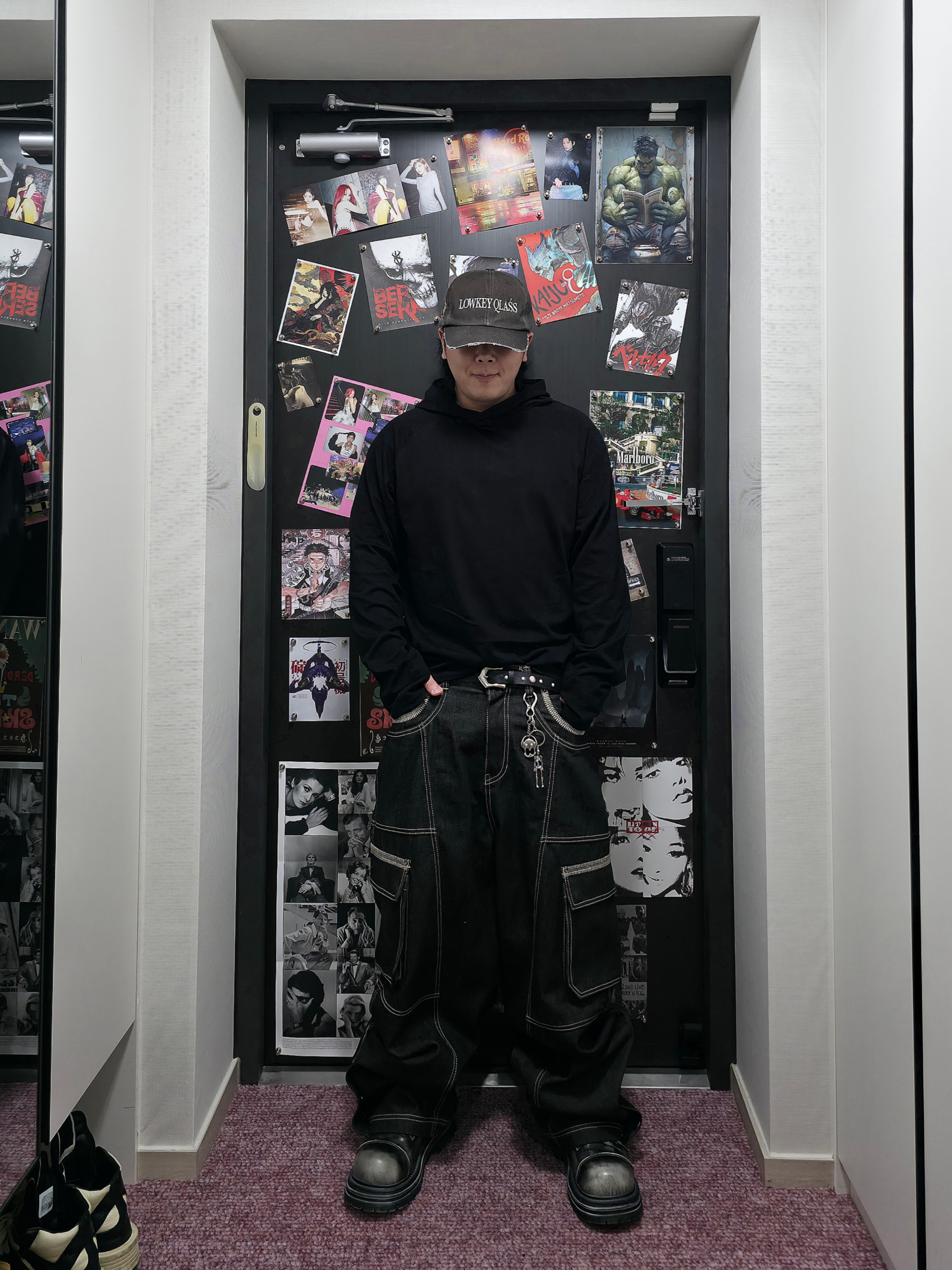 Karactor Weave Trucker Jacket Brown, Hatchingroom x How To Train Your Dragon Skull Gem Keyring 착용 스타일 - 4