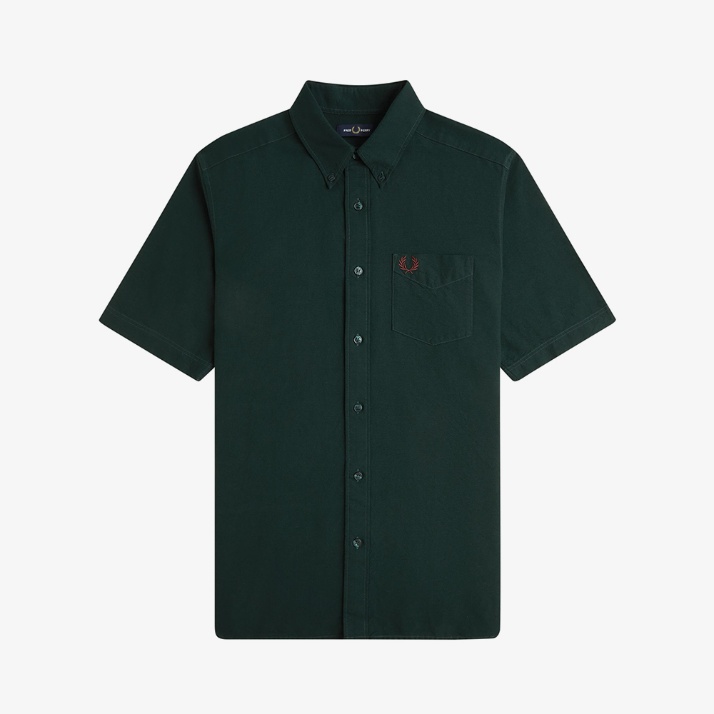 프레드페리 숏 슬리브 옥스포드 셔츠 그래스루츠(Fred Perry S S Oxford Shirt Grassroots) - 5