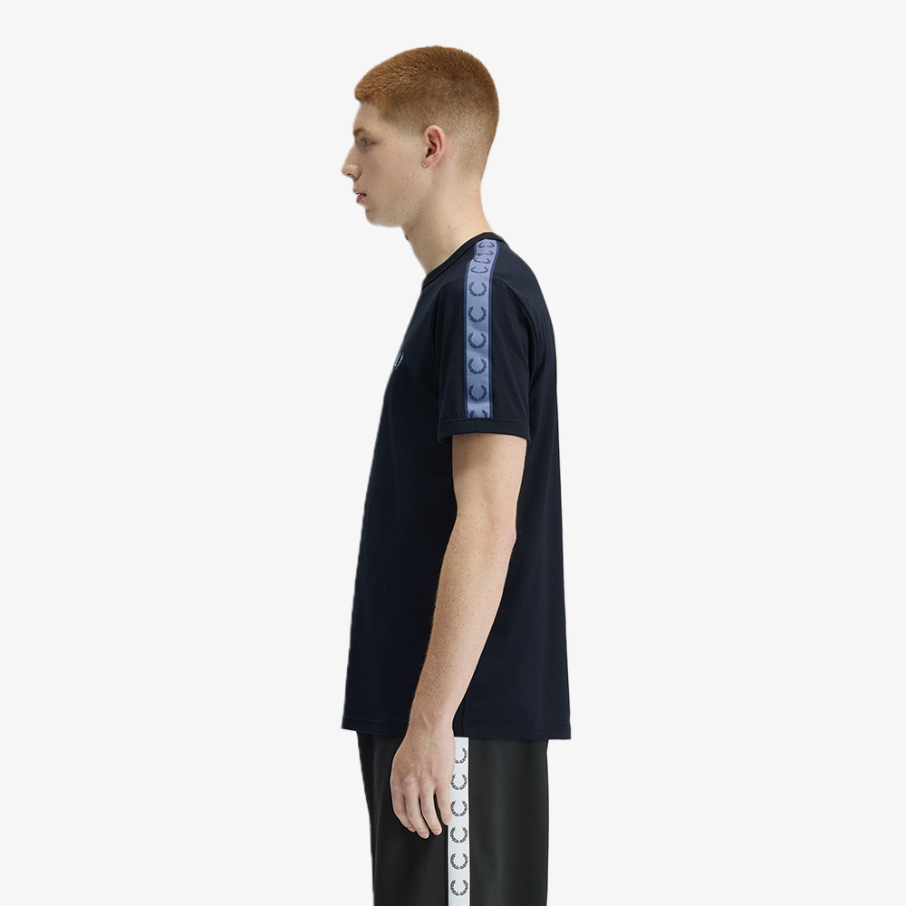 프레드페리 컨트라스트 테잎 링어 티셔츠 네이비 에이스블루(Fred Perry Contrast Tape Ringer T-Shirt Navy ACE Blue) - 2