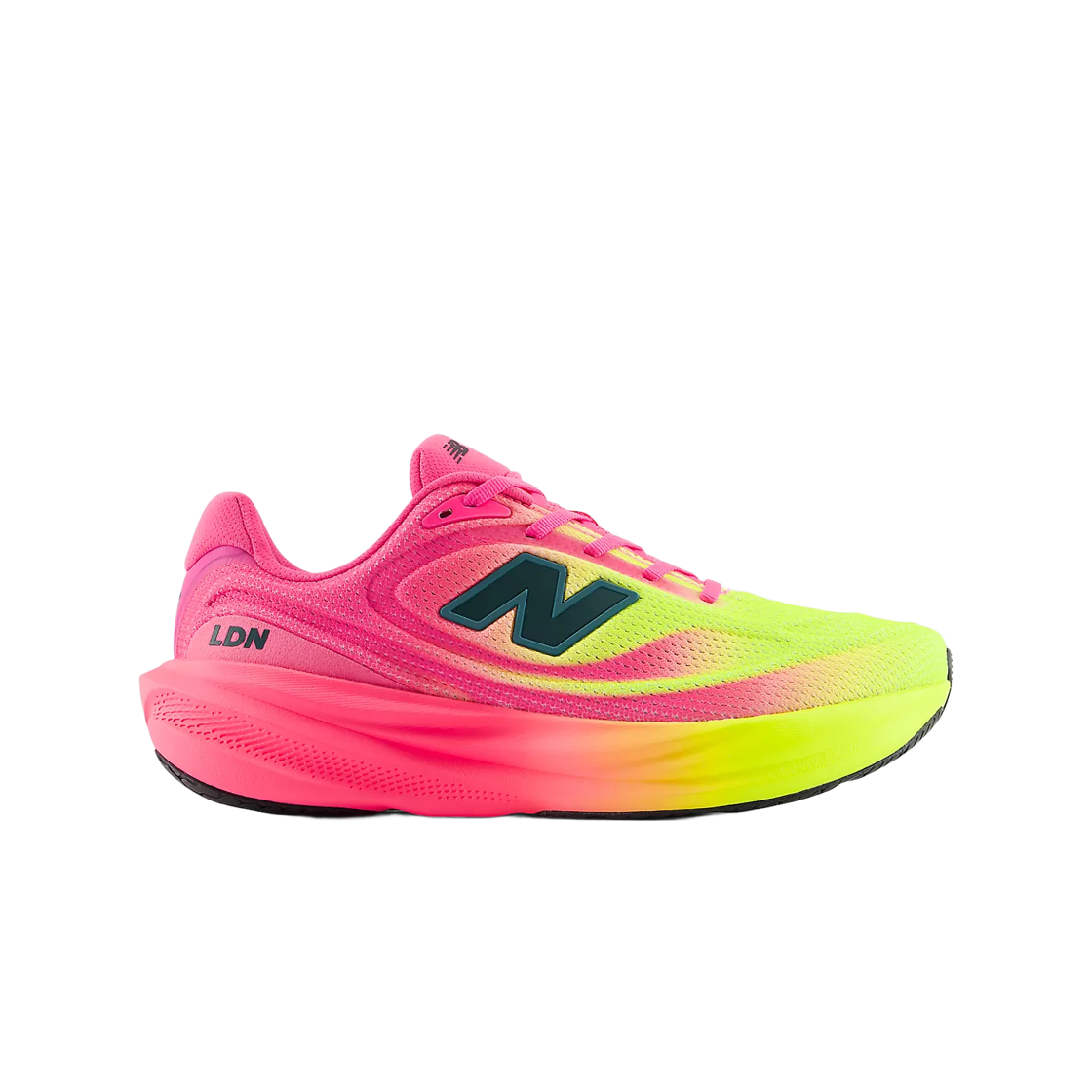 M10802XQ New Balance TCS London Marathon Edition 1080 v15 Alkaline Green Pink Heat - D Standard