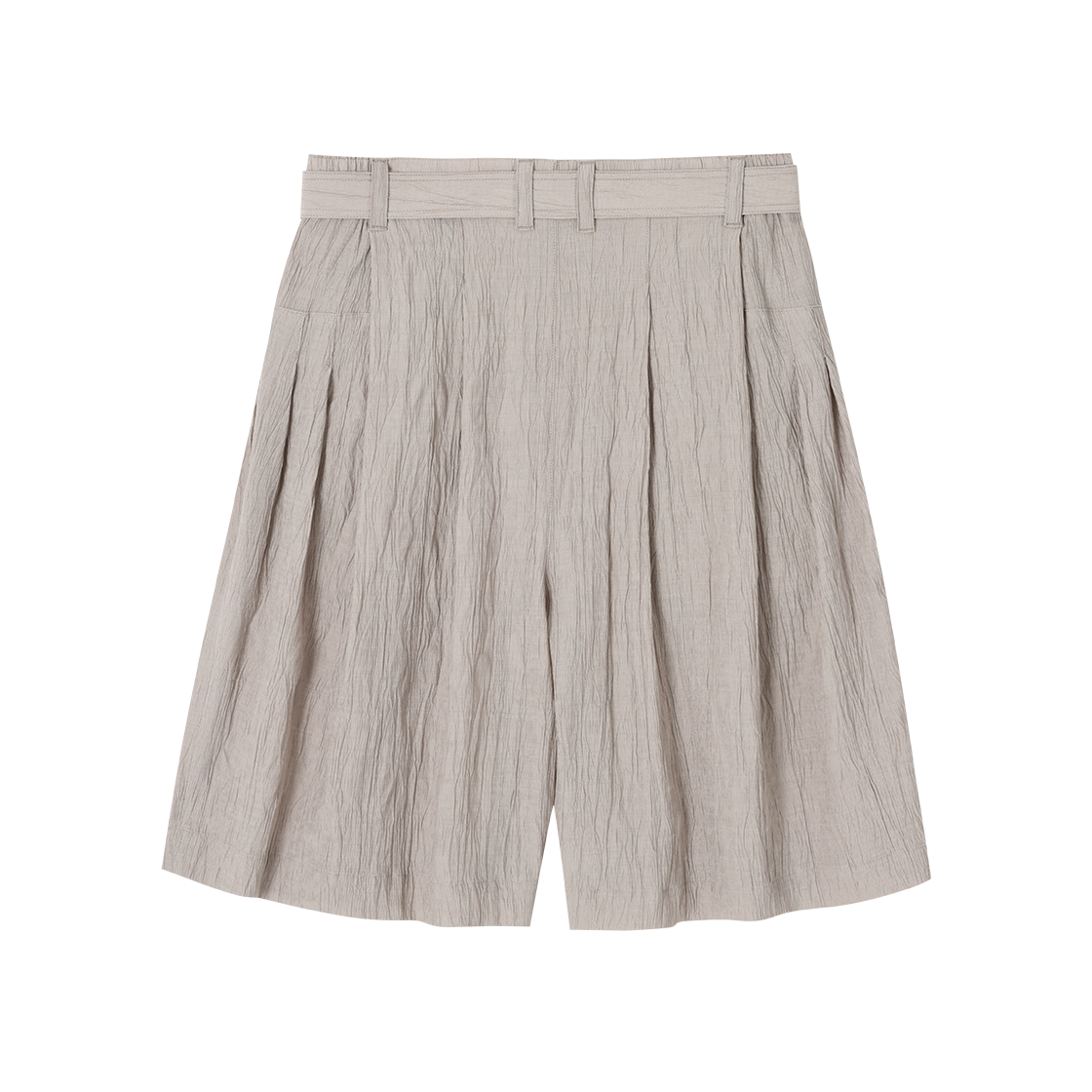 송지오 컬렉션 엣지 폴드 볼륨 쇼츠 베이지(SONGZIO COLLECTION Edgefold Volume Shorts Beige) - 2