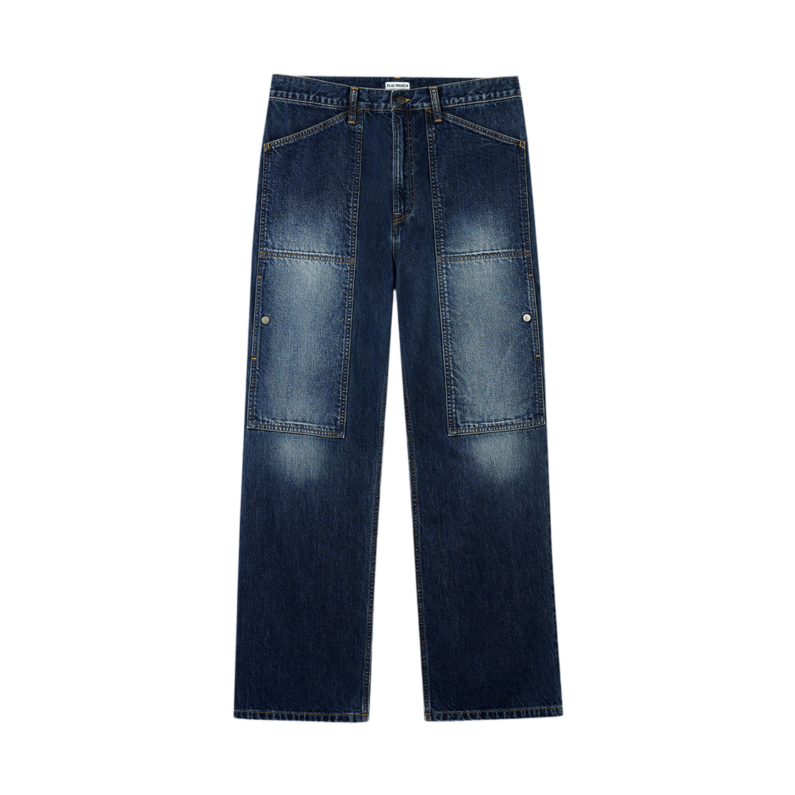 플랙 시오타 메이드 가드너 스트레이트 데님 러스트 워시드(Plac Shiota Made Gardener Straight Denim Rust Washed)