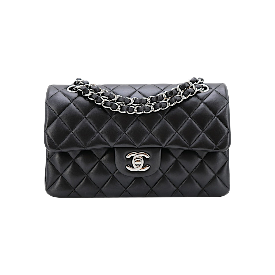 IT3HUMQFUD2L Chanel Classic Small Lambskin Card Holder