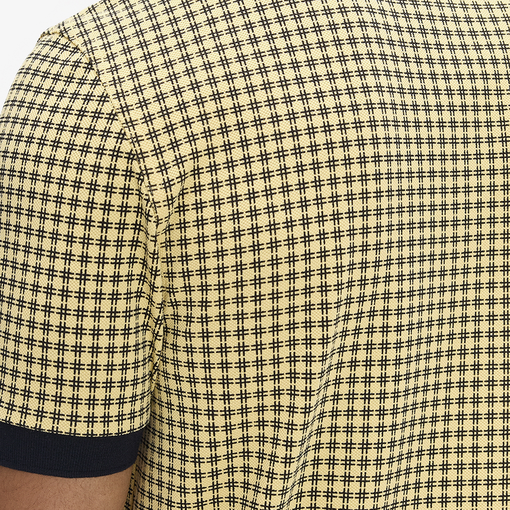 프레드페리 크로스 프린트 폴로 셔츠 블랙(Fred Perry Cross Print Polo Shirt Black) - 4