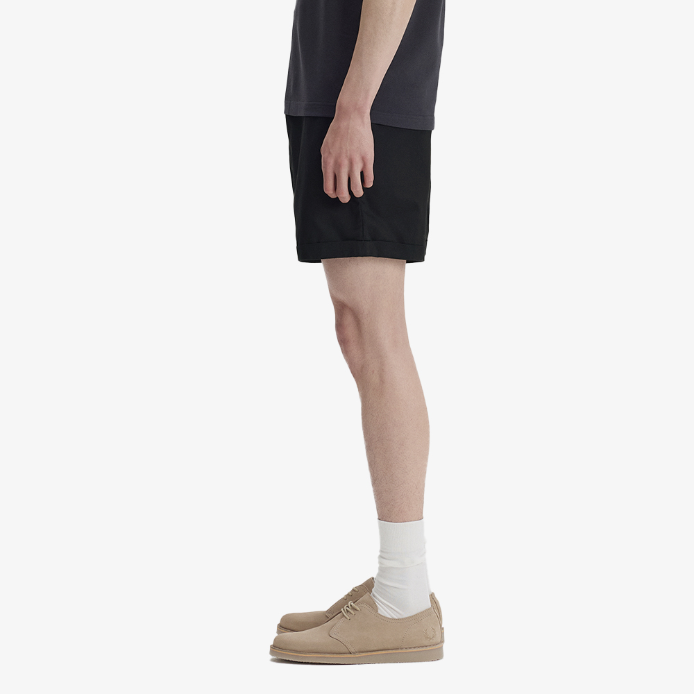 프레드페리 트윌 쇼츠 블랙(Fred Perry Twill Shorts Black) - 2