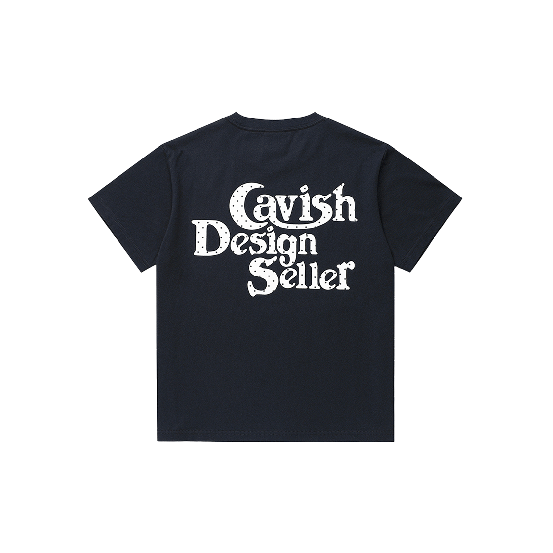 카비시 W 스타 셀러 로고 숏슬리브 티셔츠 네이비(CAVISH W Star Seller Logo SS Tee Navy)
