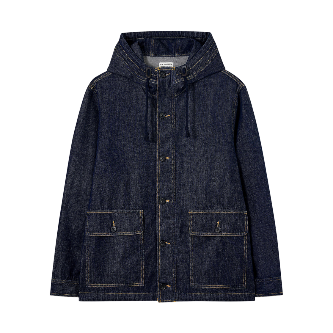 플랙 시오타 메이드 워크 데님 후드 자켓 인디고(Plac Shiota Made Work Denim Hood Jacket Indigo)