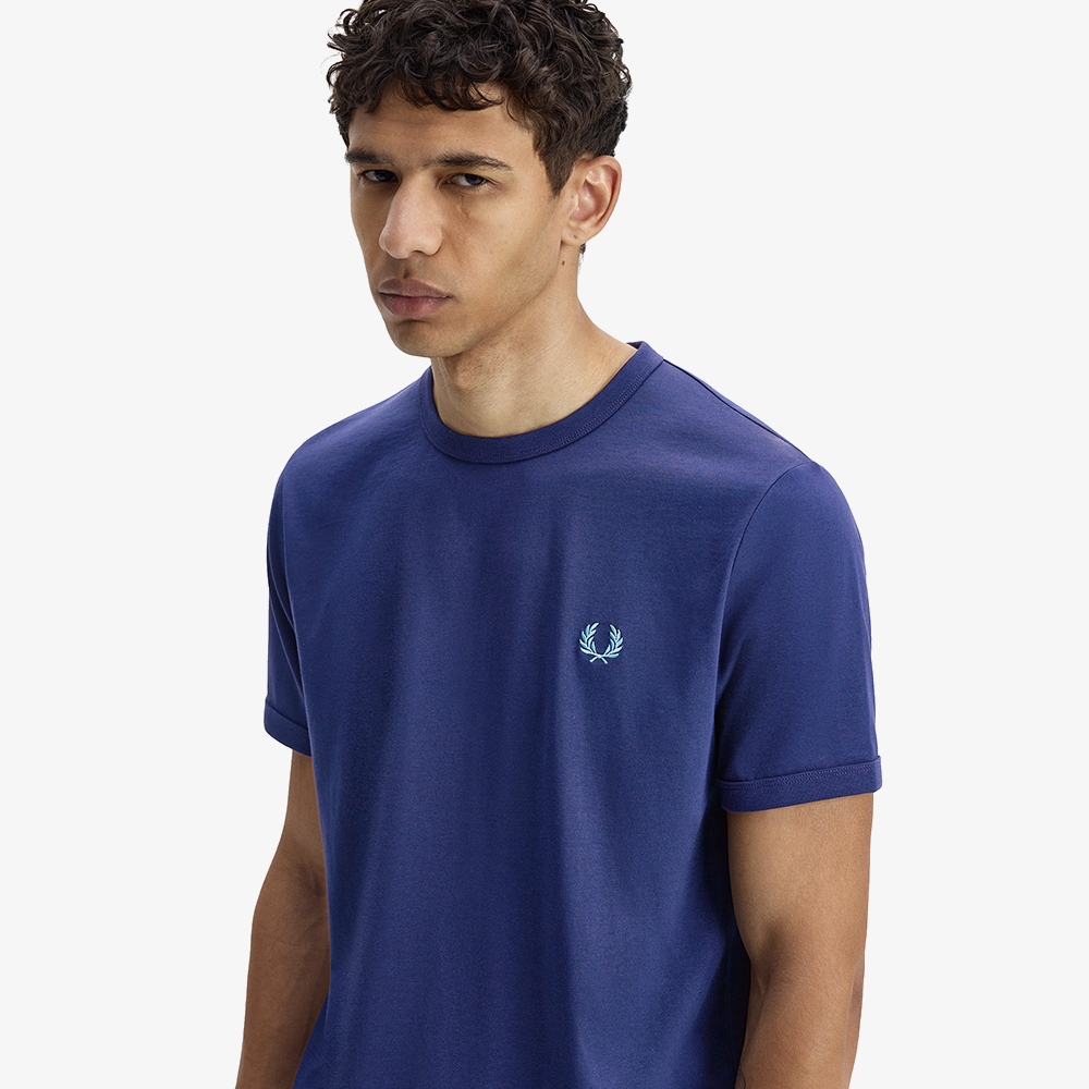 프레드페리 링어 티셔츠 테니스 블루(Fred Perry Ringer T-Shirt Tennis Blue) - 3