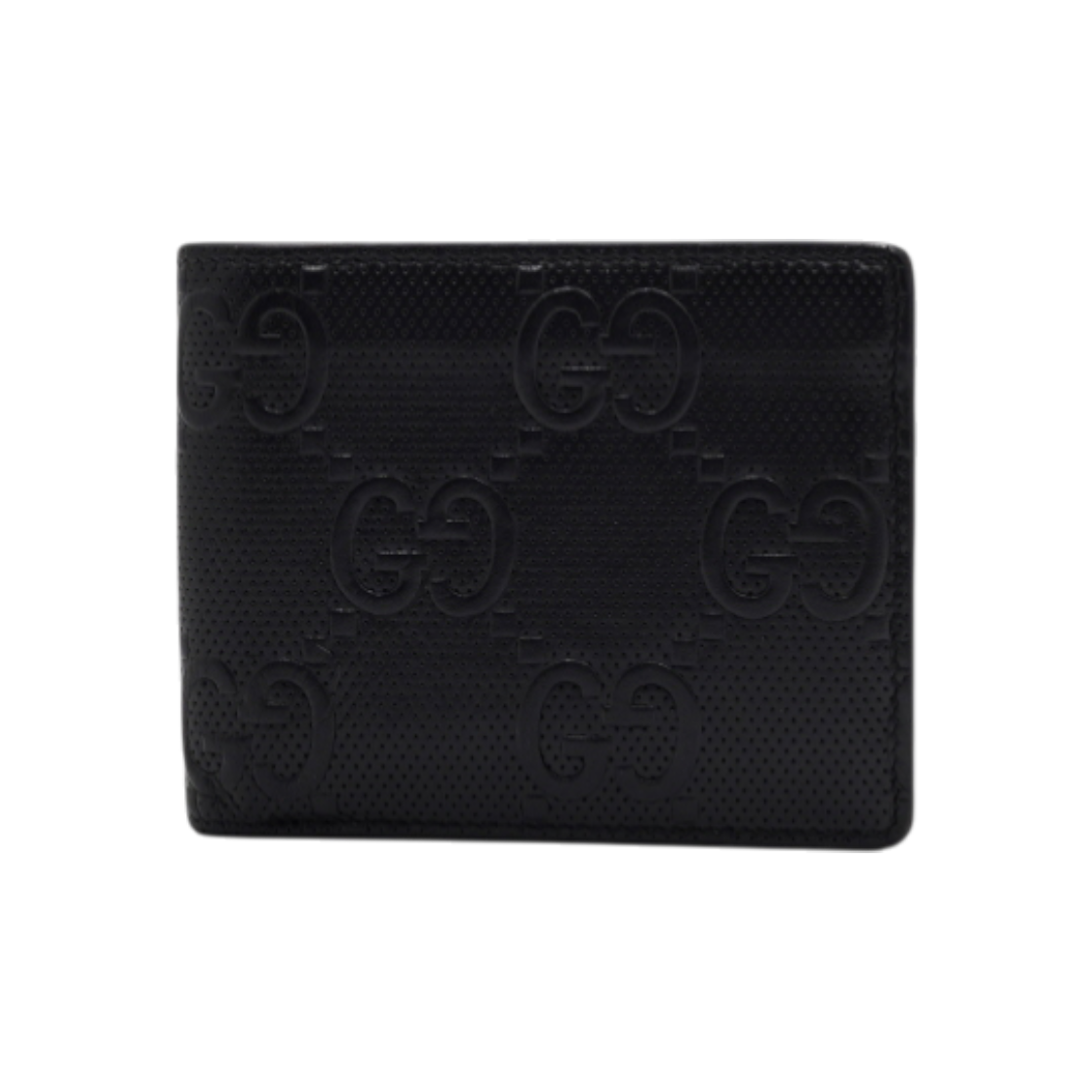 IT2ARQKSBTOU Gucci Black GG Embossed Men's Wallet 625562