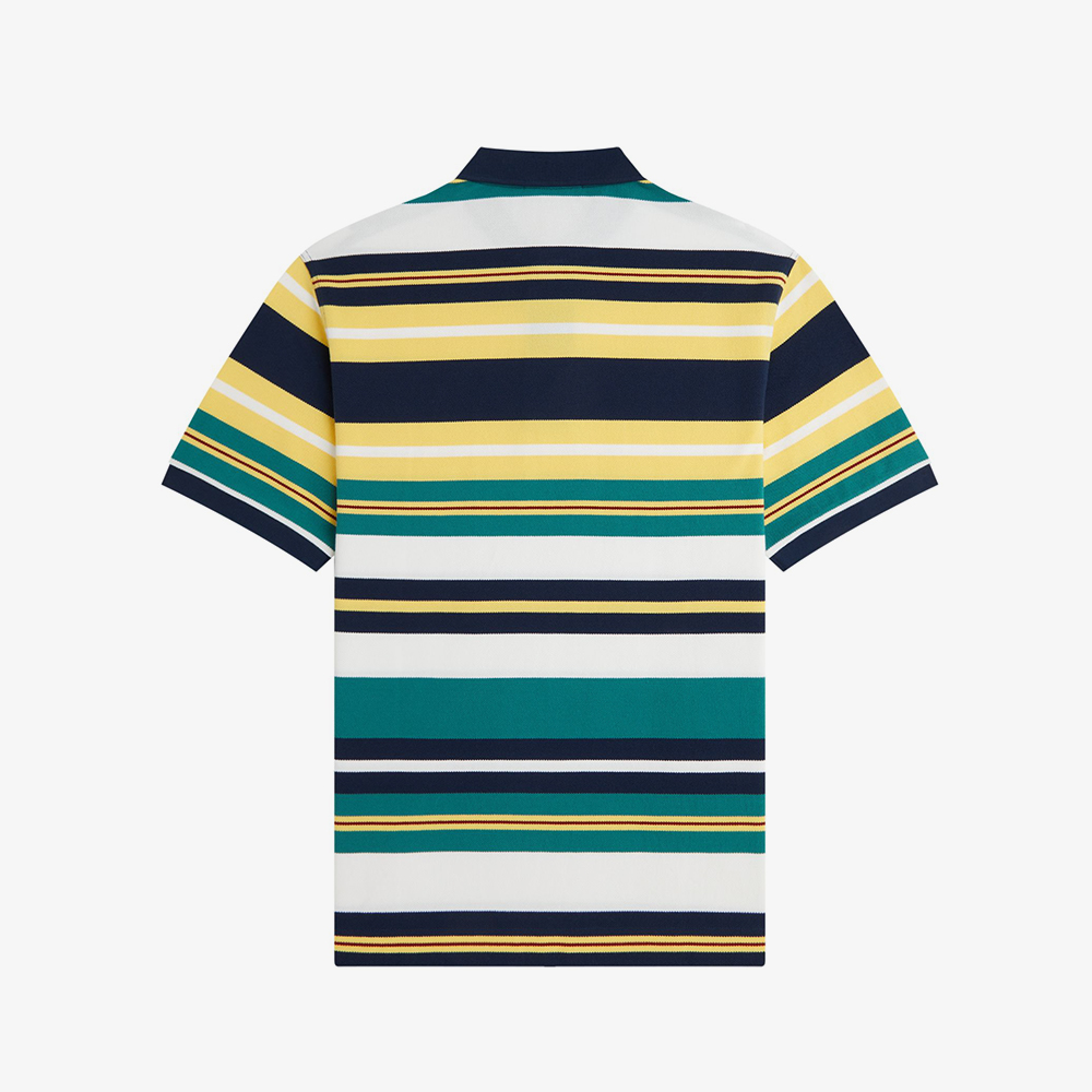 프레드페리 스트라이프 릴랙스드 폴로 셔츠 레몬 발리(Fred Perry Striped Relaxed Polo Shirt Lemon Barley) - 6