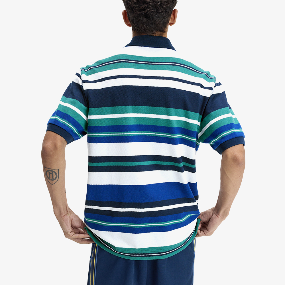 프레드페리 스트라이프 릴랙스드 폴로 셔츠 딥 민트(Fred Perry Striped Relaxed Polo Shirt Deep Mint) - 4