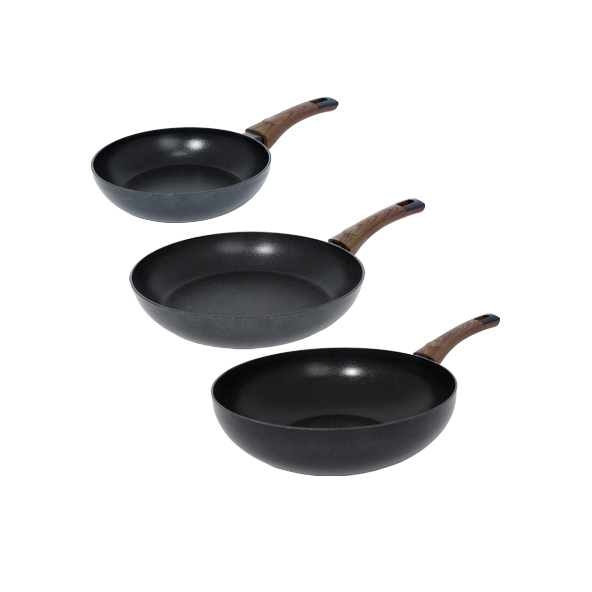 실바트 까리노 IH 인덕션 프라이팬 3종 세트 24팬+30팬+30웍(Silvat Carino IH Induction Frying Pan Set of 3 24 Pan + 30 Pan + 30 Wok) - 2