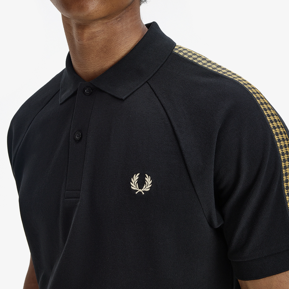 프레드페리 크로스 테입 폴로 셔츠 블랙(Fred Perry Cross Tape Polo Shirt Black) - 3